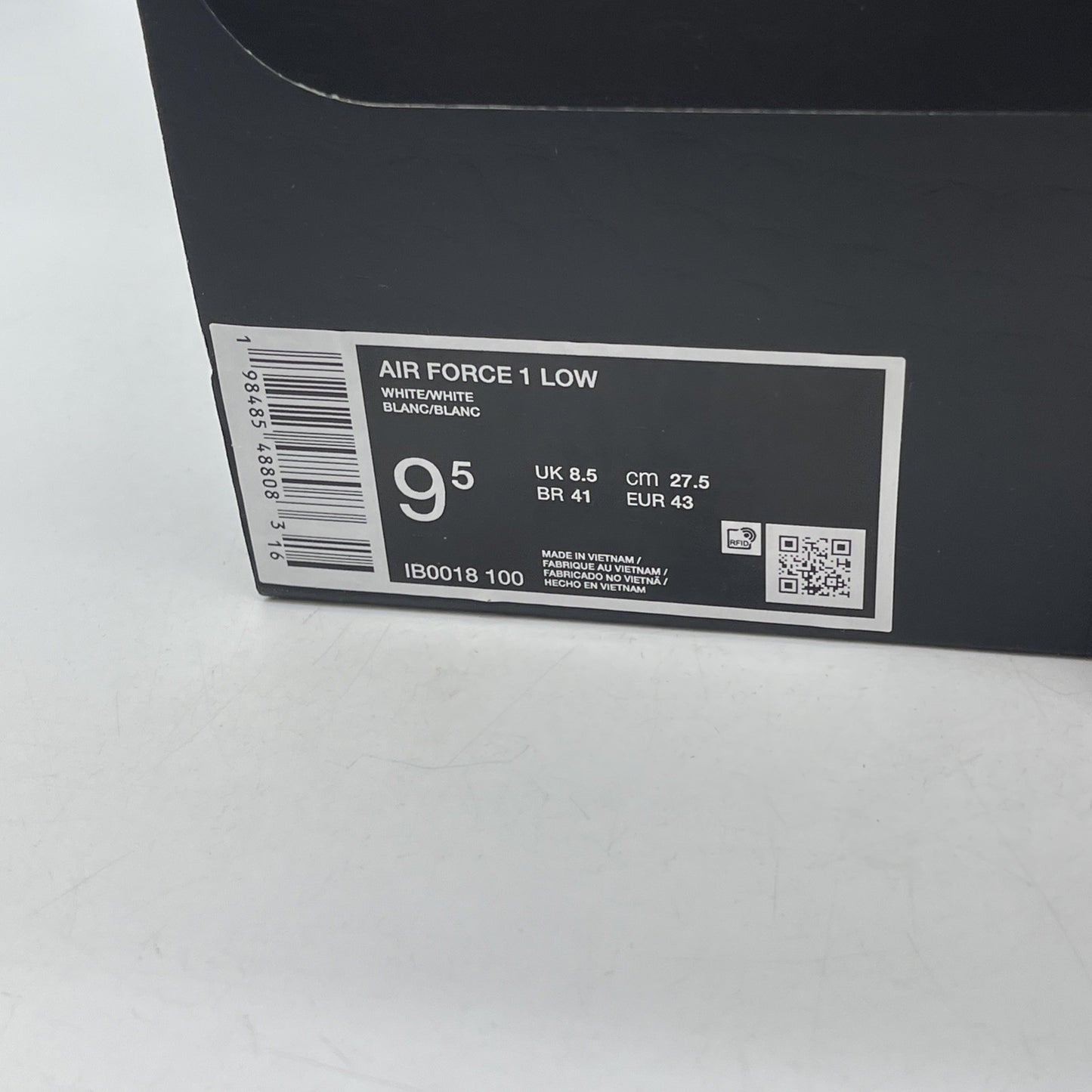 Size 9.5 - Nike Kobe Bryant x Air Force 1 Low Forever White (IB0018-100)