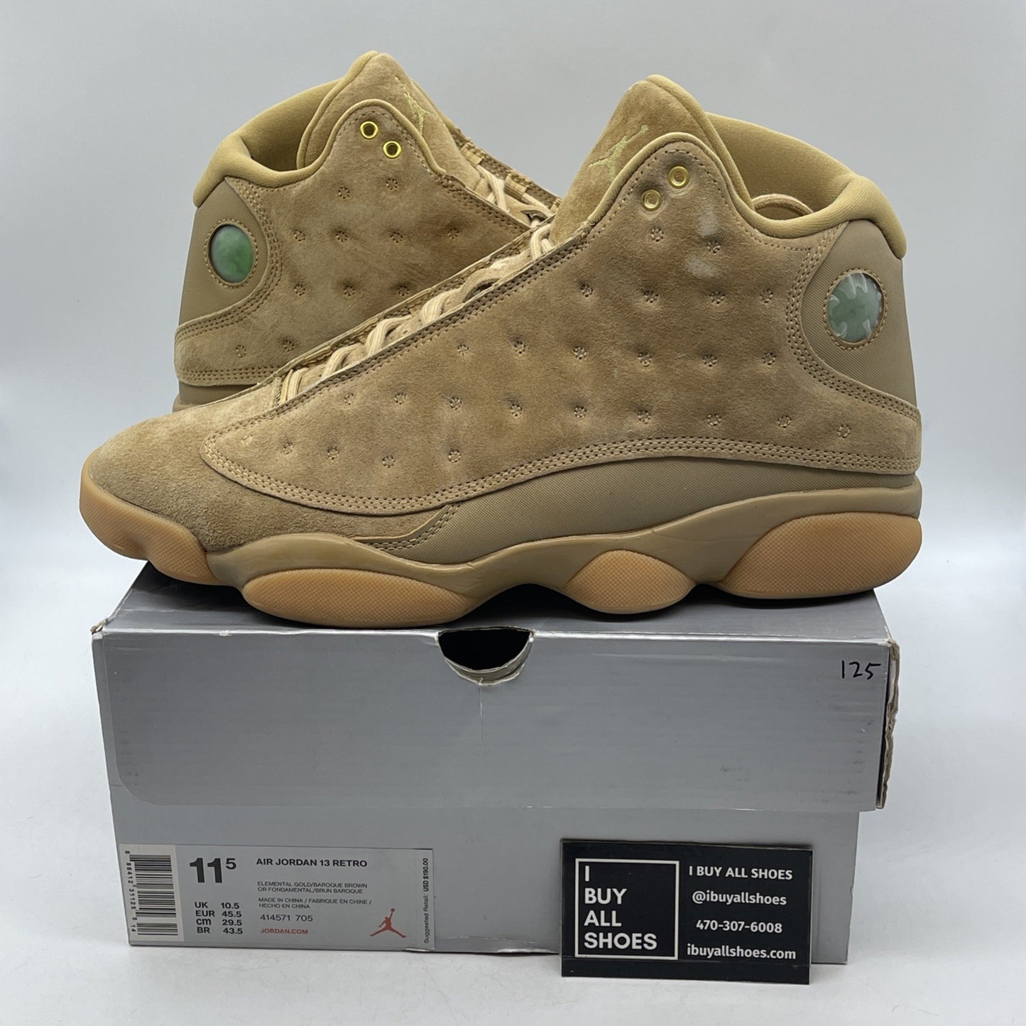 Size 11.5 - Air Jordan 13 Retro Wheat (414571-705(