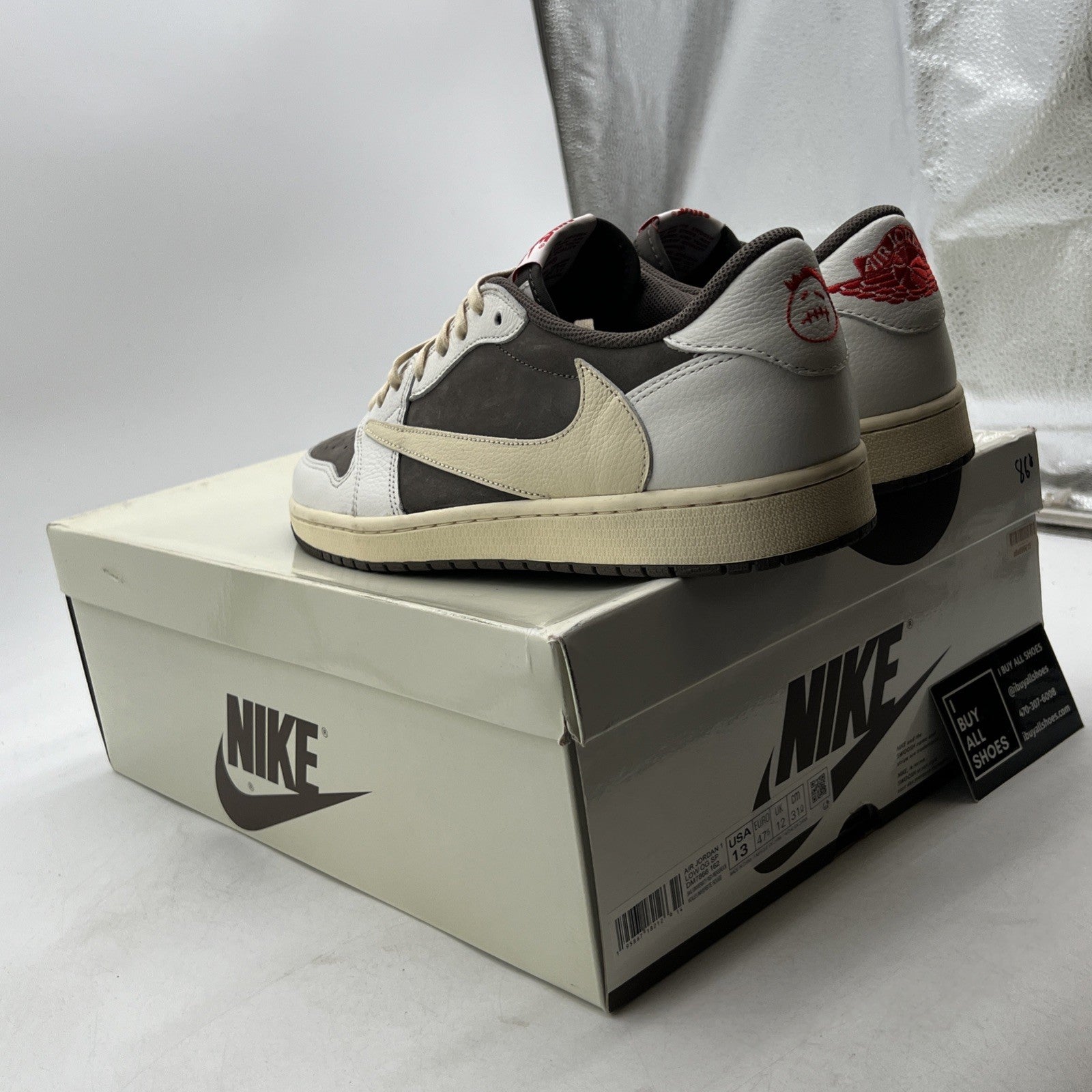 Size 13 - Air Jordan 1 Low OG x Travis Scott Reverse Mocha (DM7866-162)