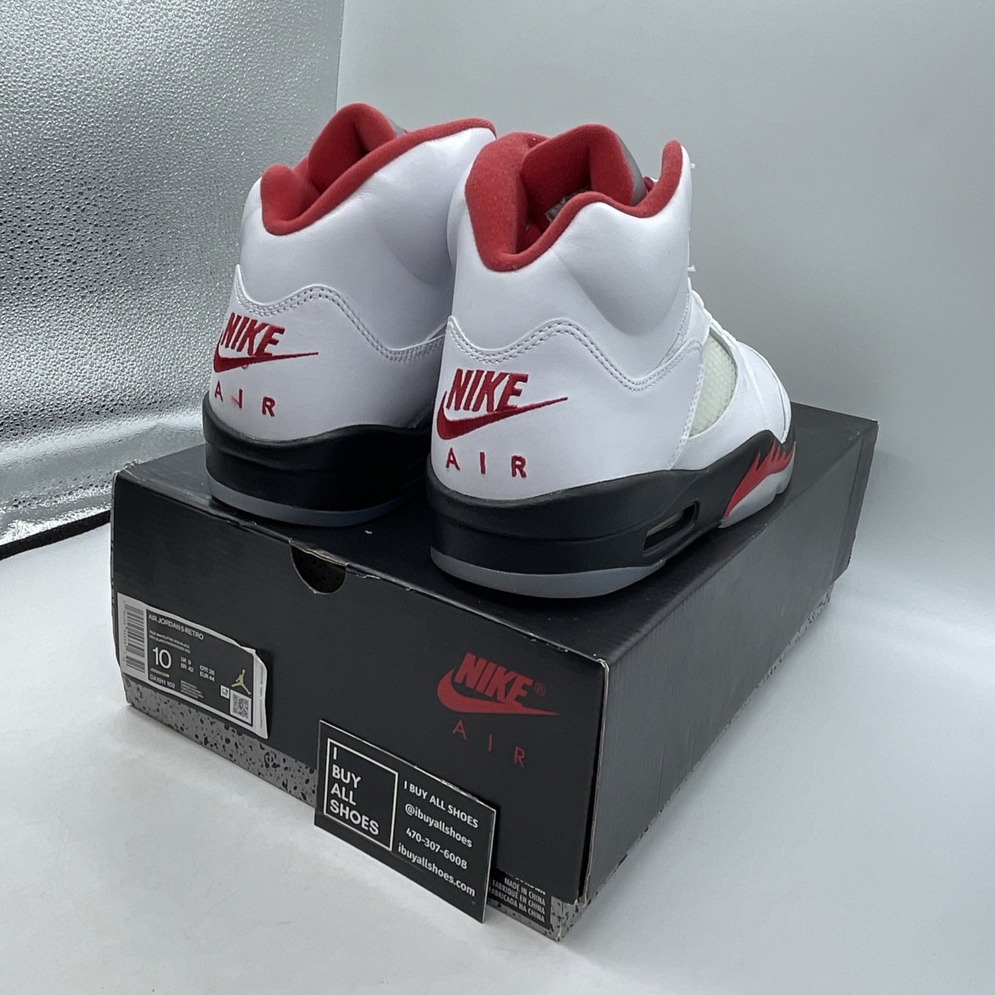 Size 10 - Air Jordan 5 Retro Mid Fire Red (DA1911-102)