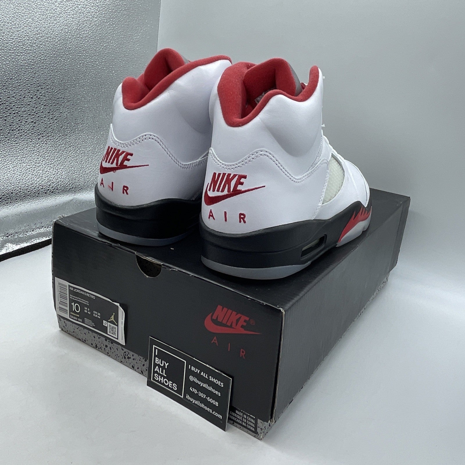 Size 10 - Air Jordan 5 Retro Mid Fire Red (DA1911-102)