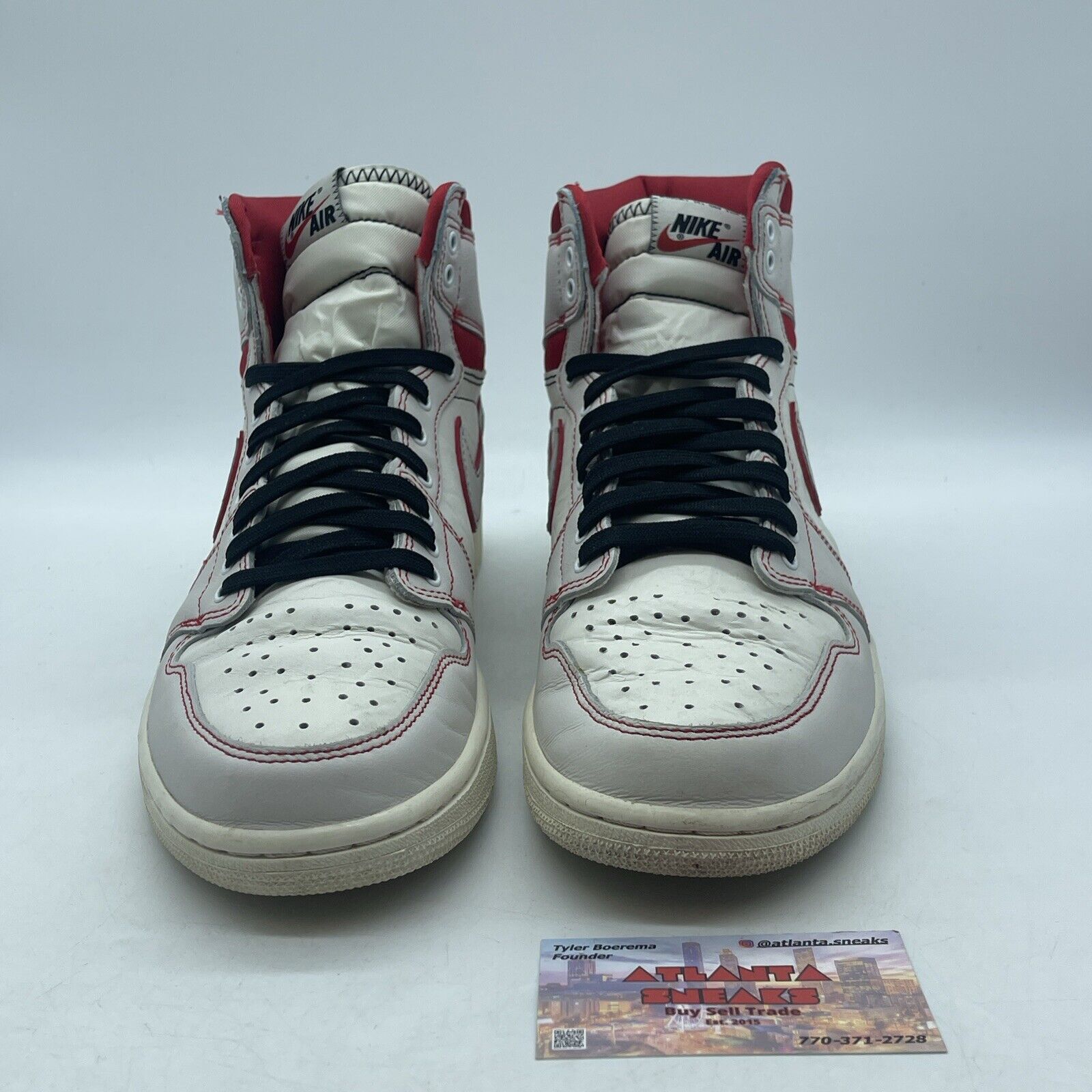 Size 10 - Air Jordan 1 Retro OG High Phantom Red White (555088-160)