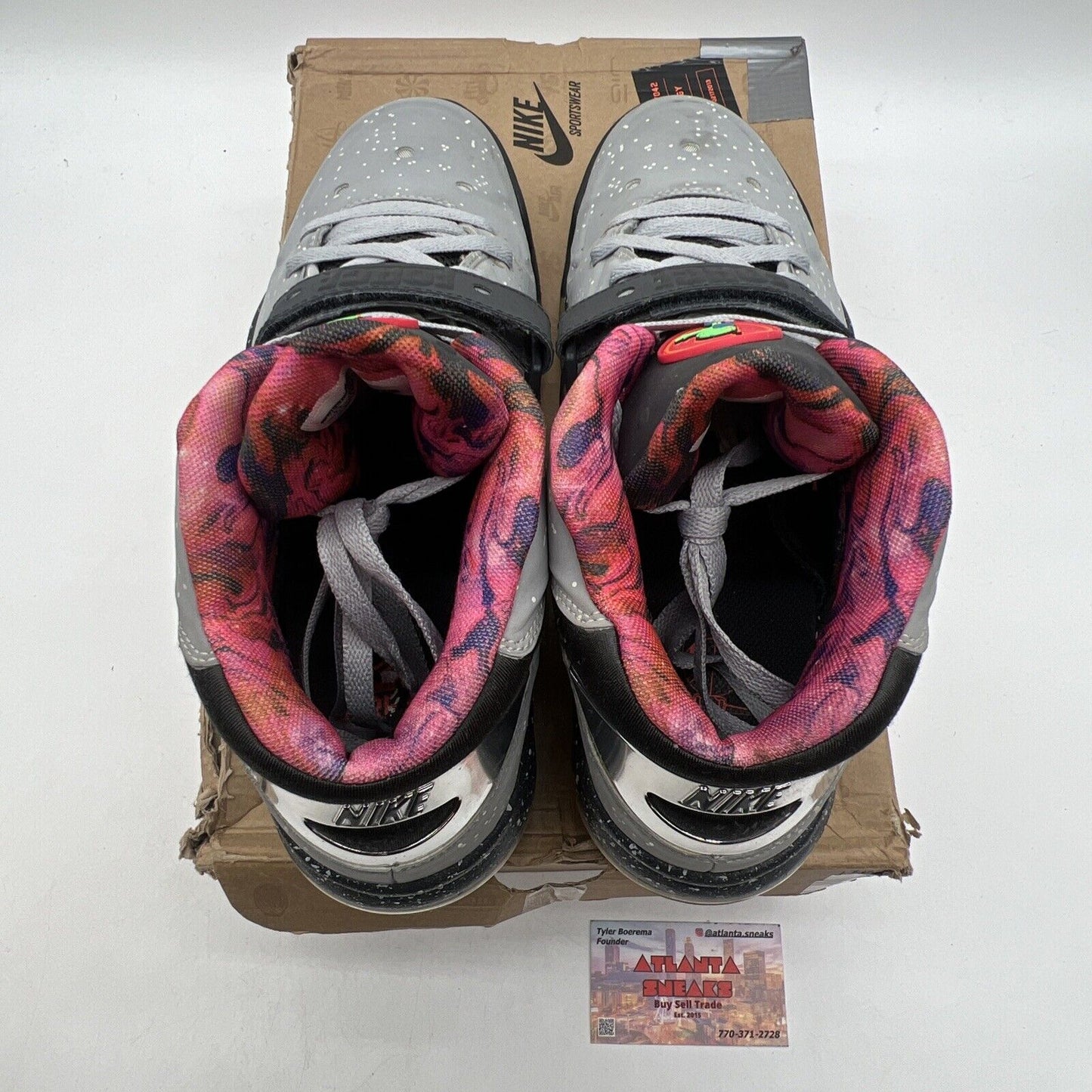 Size 11 - Nike Air Force Max 2013 PRM QS Area 72 Grey (597799-001)