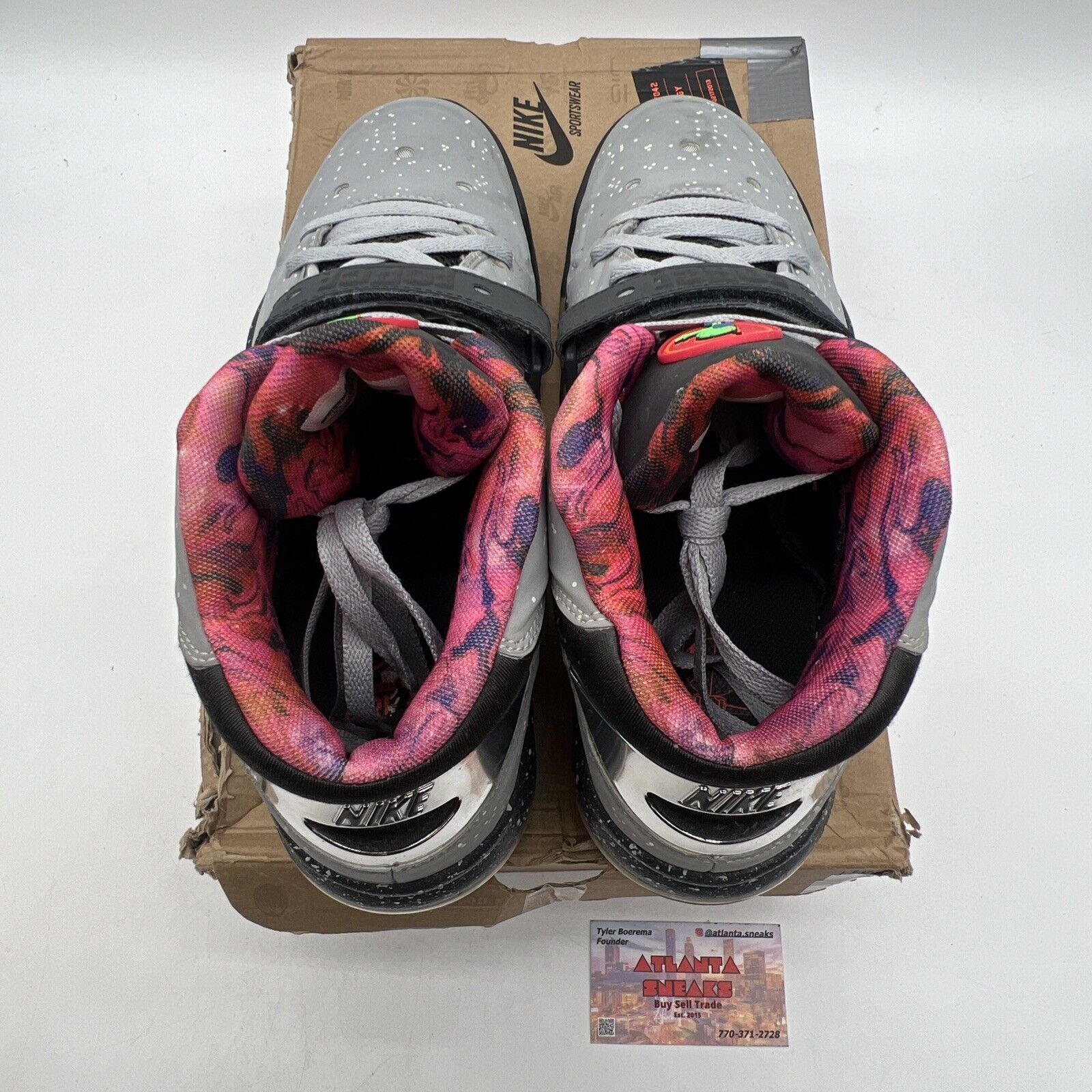 Size 11 - Nike Air Force Max 2013 PRM QS Area 72 Grey (597799-001)