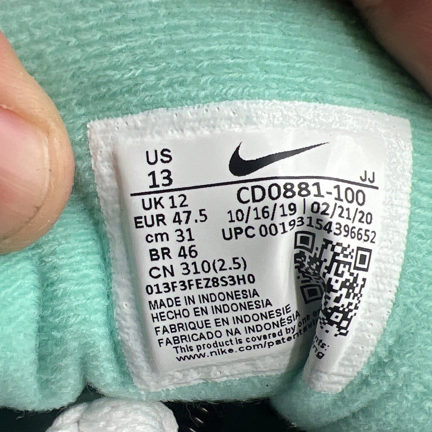 Size 13 - Nike Air Max 90 Hyper Turquoise (CD0881-100)