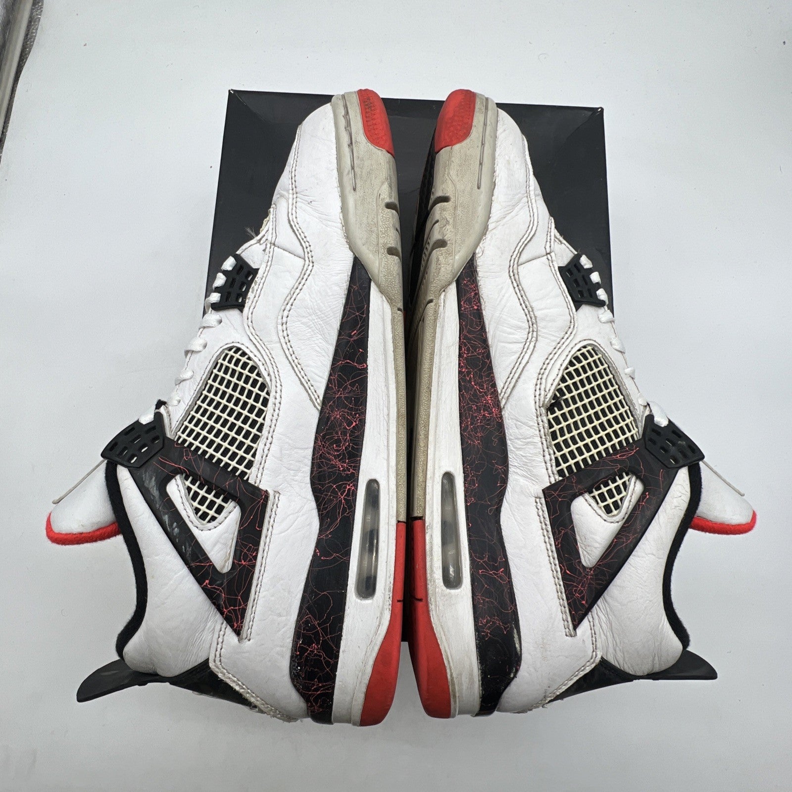 Size 11 - Air Jordan 4 Retro Pale Citron Bright Crimson (308497-116)