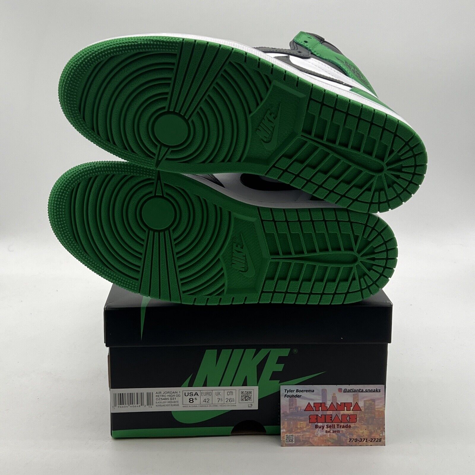 Size 8.5 - Air Jordan 1 Retro OG High Lucky Green (DZ5485-031)