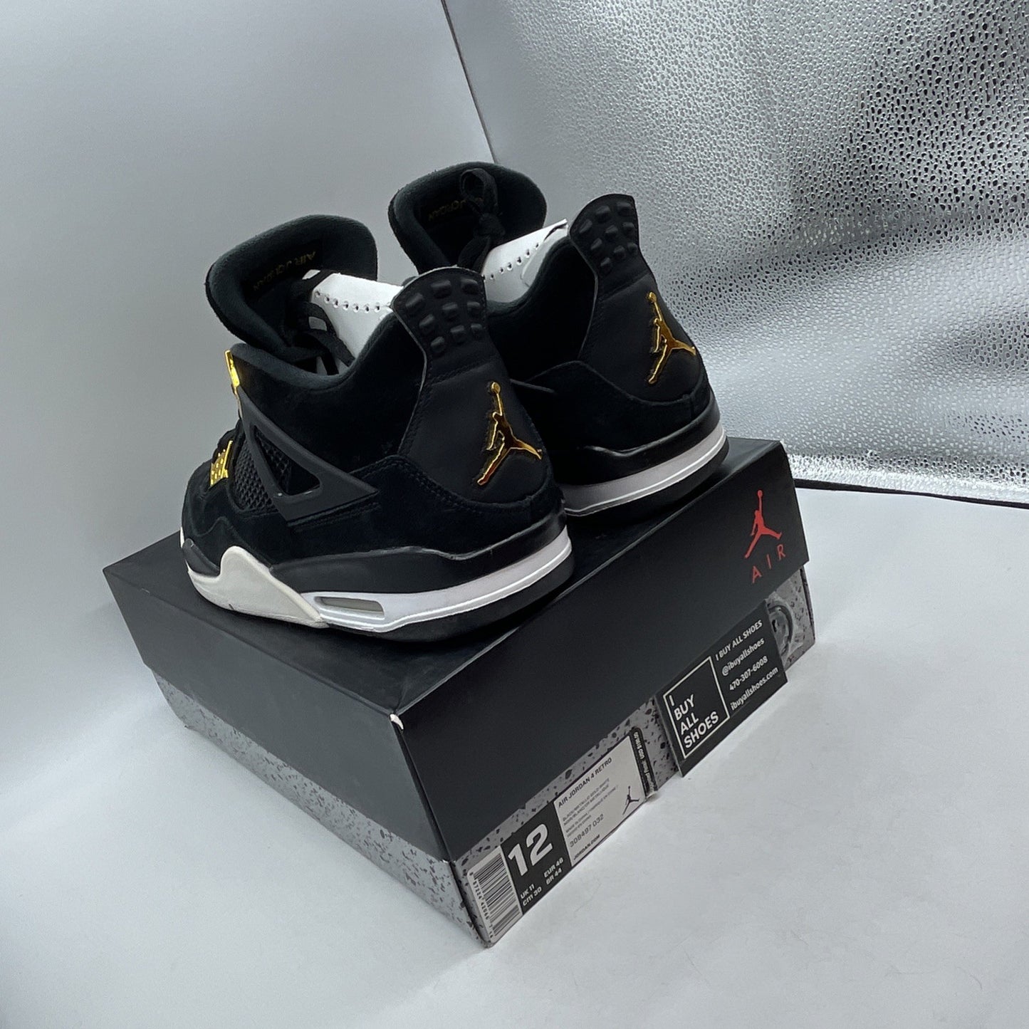 Size 12 - Air Jordan 4 Retro Royalty 2017 (308497-032)