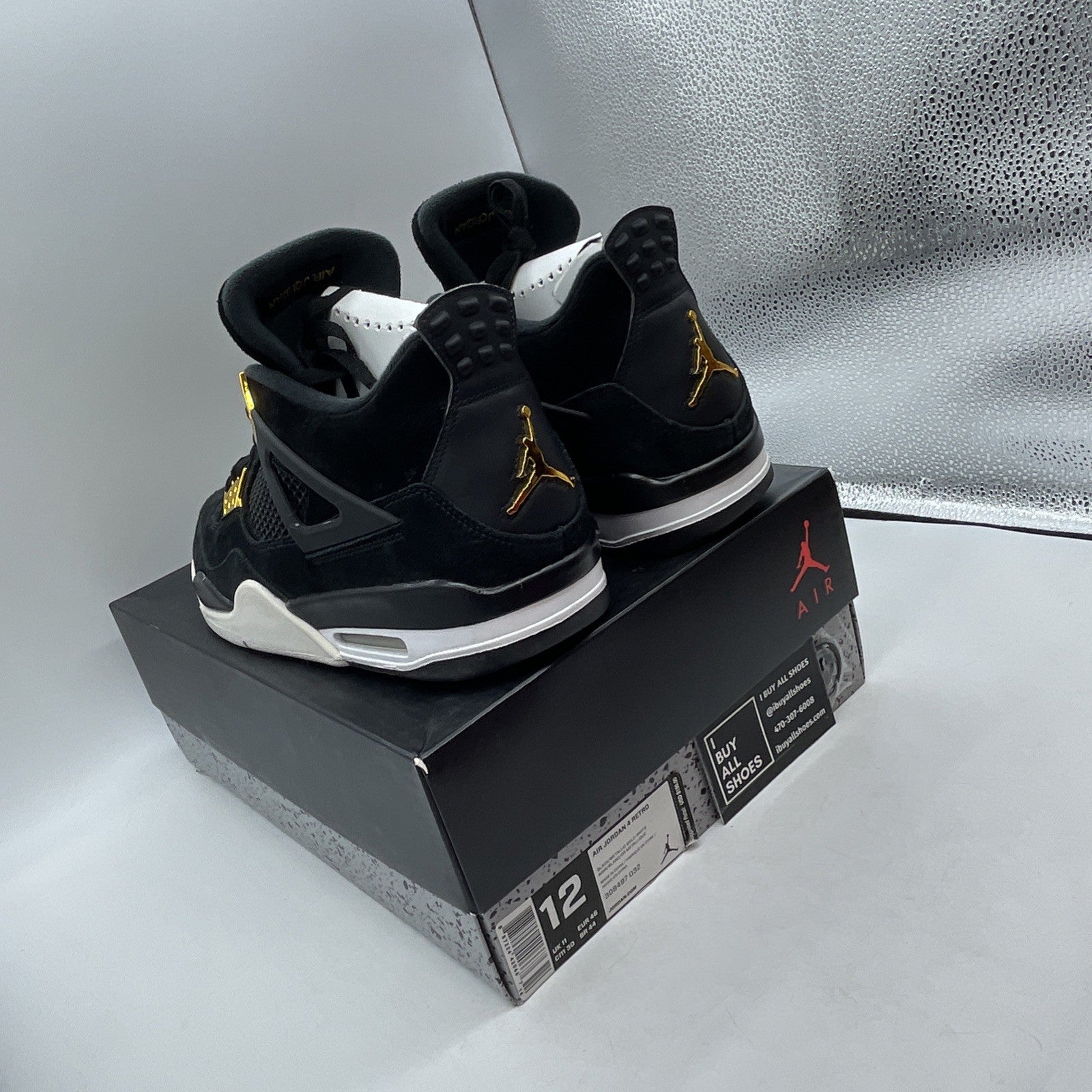 Size 12 - Air Jordan 4 Retro Royalty 2017 (308497-032)