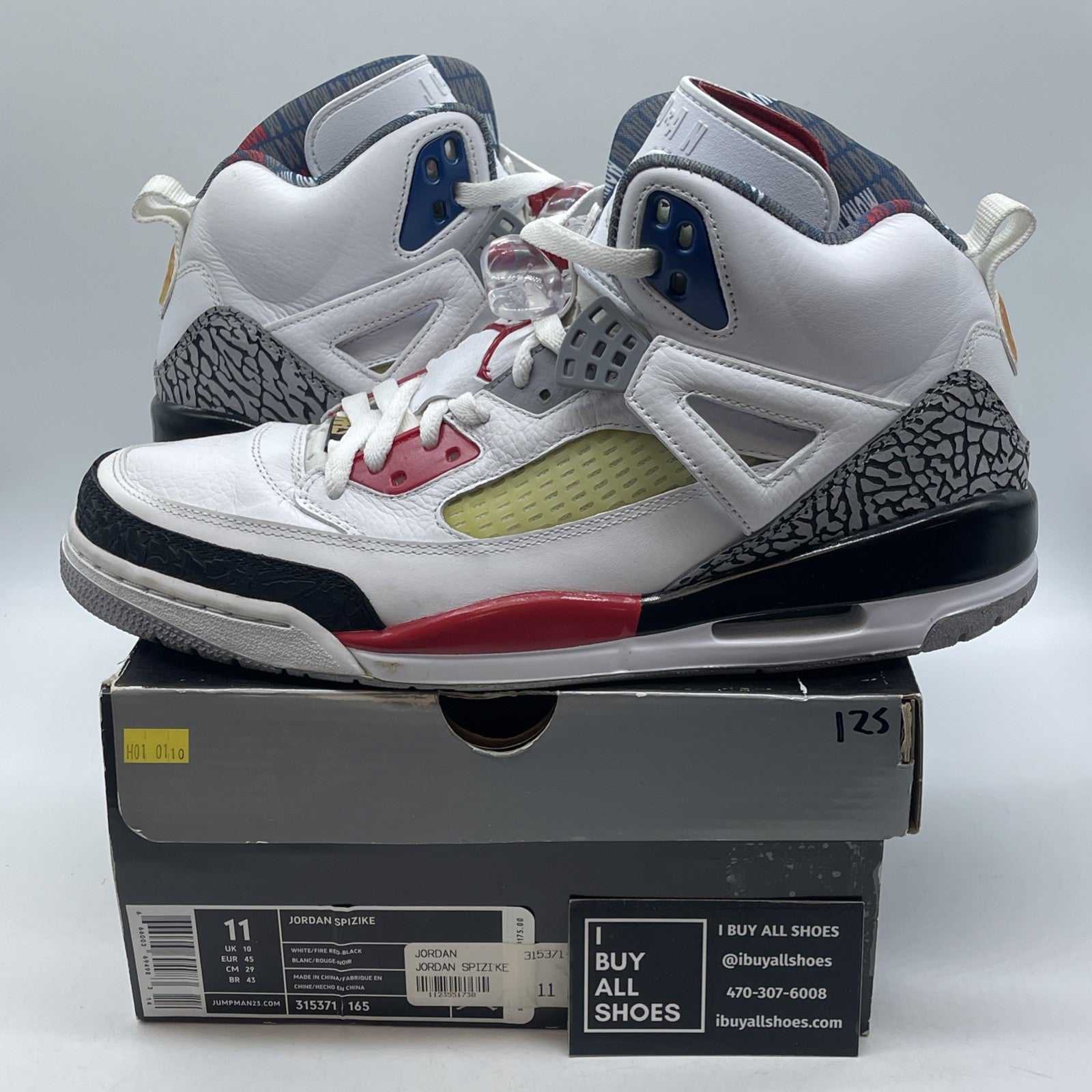 Size 11 - Jordan Spizike Mars Blackmon Suede Leather (315371-165)