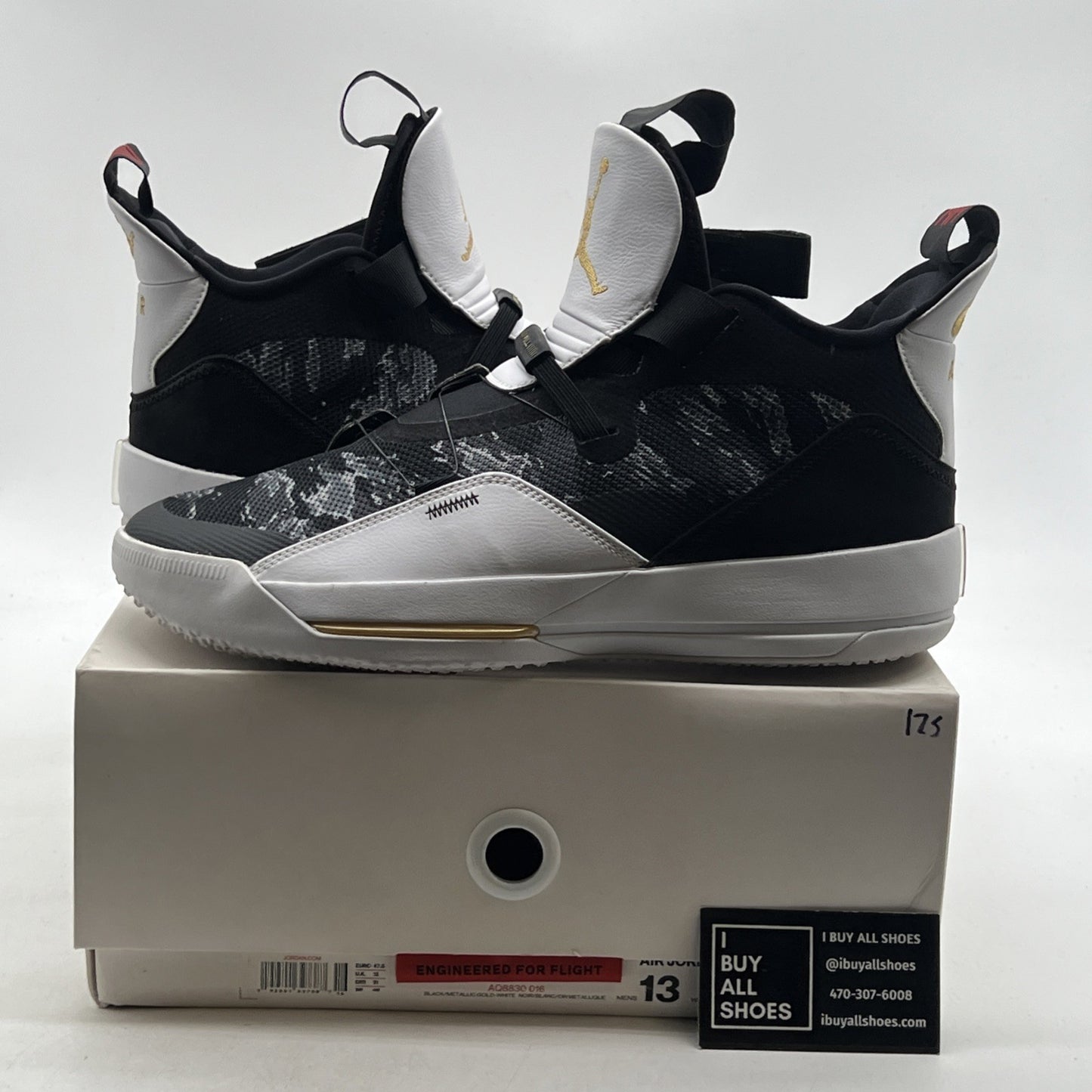 Size 13 - Air Jordan 33 Black Tiger Camo (AQ8830-016)
