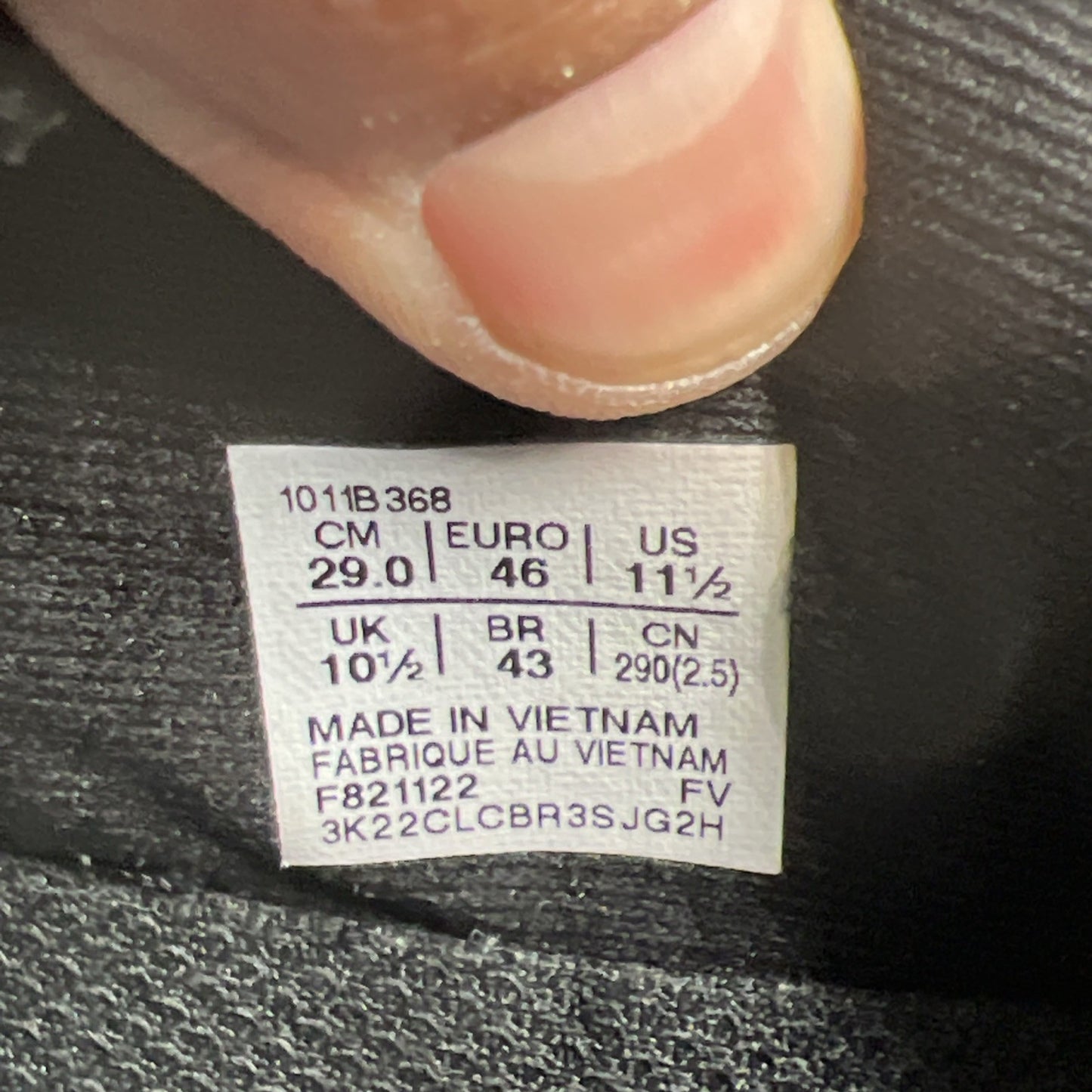 Size 11.5 - Asics Noosa Tri 14 Tropical - Black White (1011B368-002)