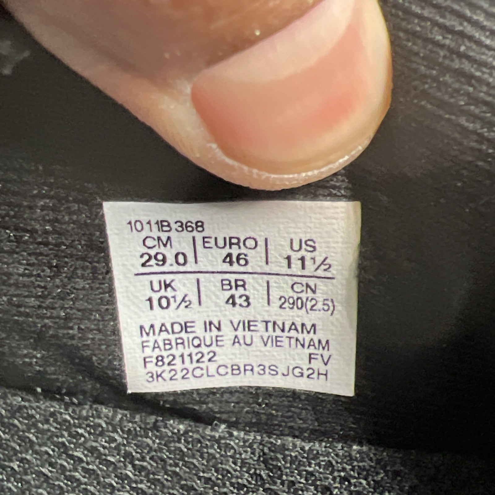 Size 11.5 - Asics Noosa Tri 14 Tropical - Black White (1011B368-002)