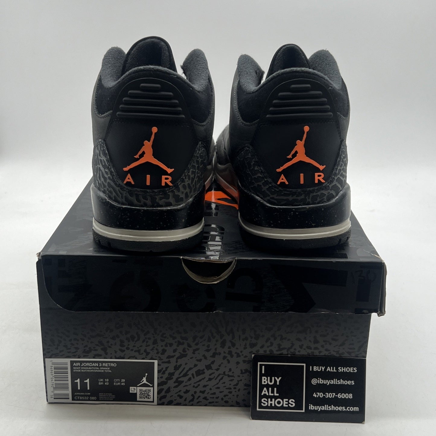 Size 11 - Air Jordan 3 Retro 2023 Mid Fear (CT8532-080)