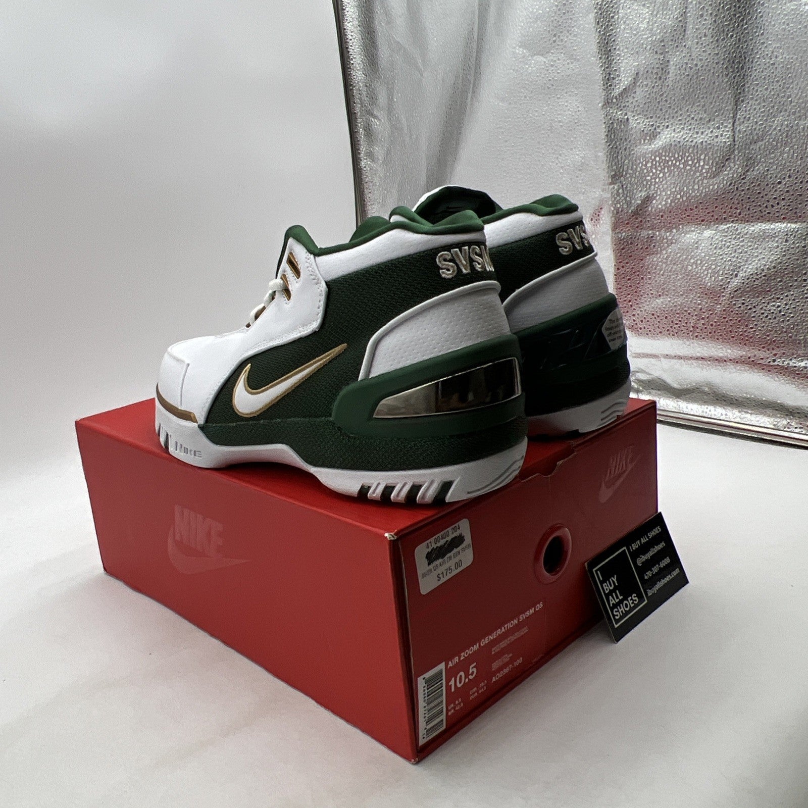 Size 10.5 - Nike Air Zoom Generation Retro QS SVSM (AO2367-100)