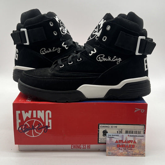 Size 12 - Ewing Athletics 33 Hi Color Black Suede (1EW90013-018)