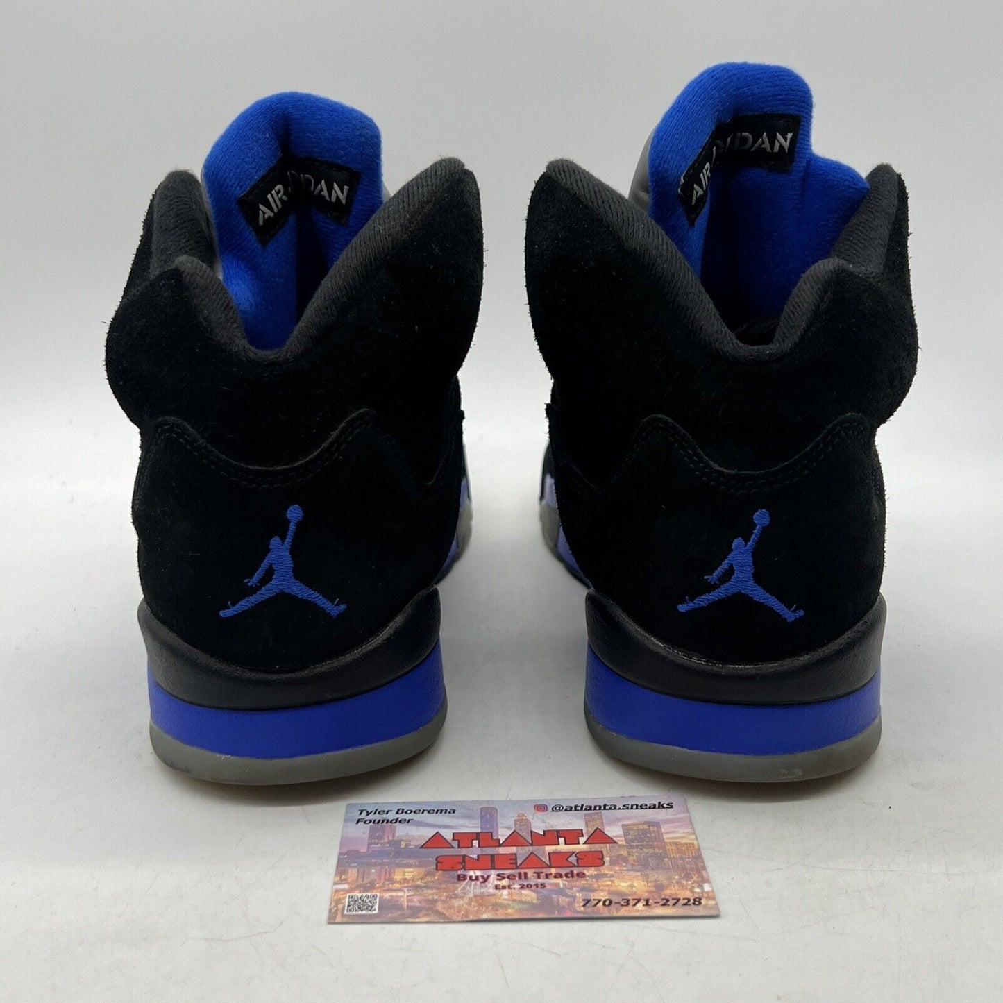 Size 10 - Jordan 5 Retro Mid Racer Blue Black Suede Grey (CT4838-004)