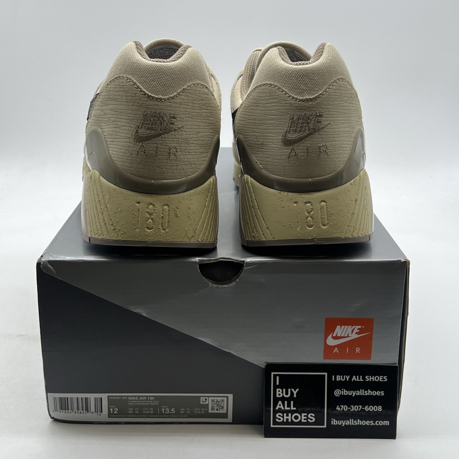 Size 12 - Nike Air Max 180 Light Khaki Psychic Blue (HJ6282-200)