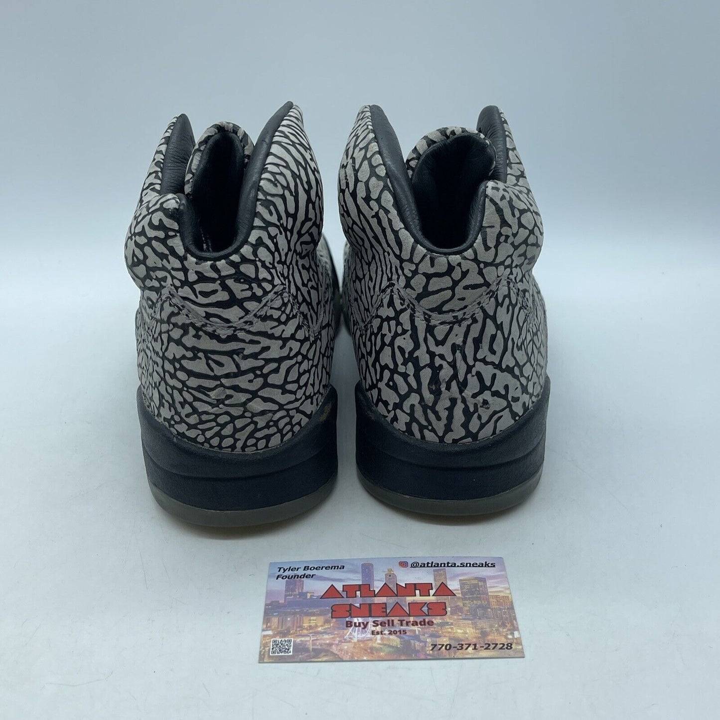 Size 8 - Air Jordan 5 Retro 3Lab5 Grey Black Suede (599581-007)