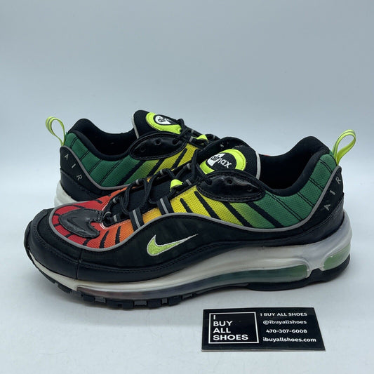 Size 11.5W - Nike Olivia Kim x Air Max 98 No Cover Green Black Suede (CK3309-001