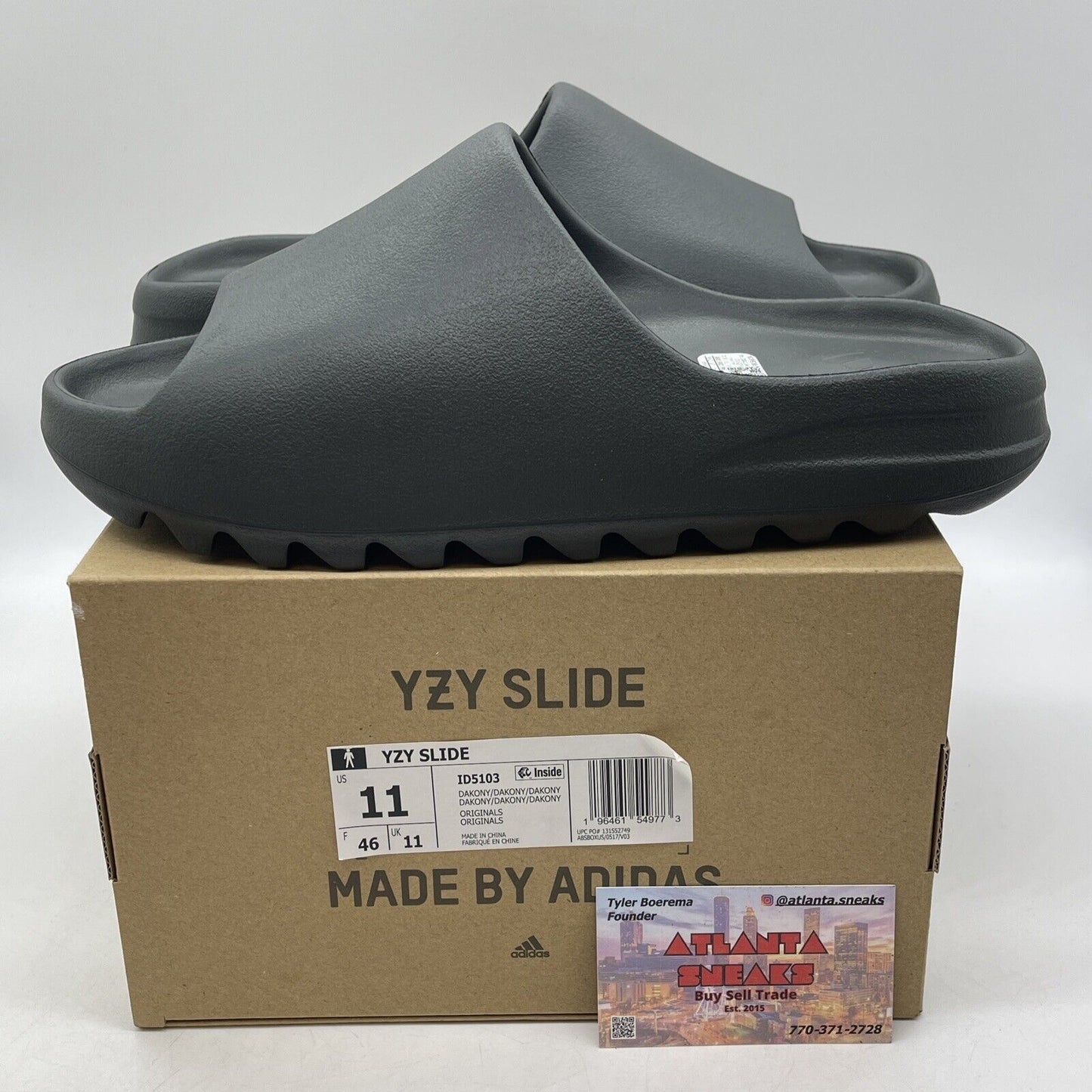 Size 11 - Adidas Yeezy Slide Black (ID5103)