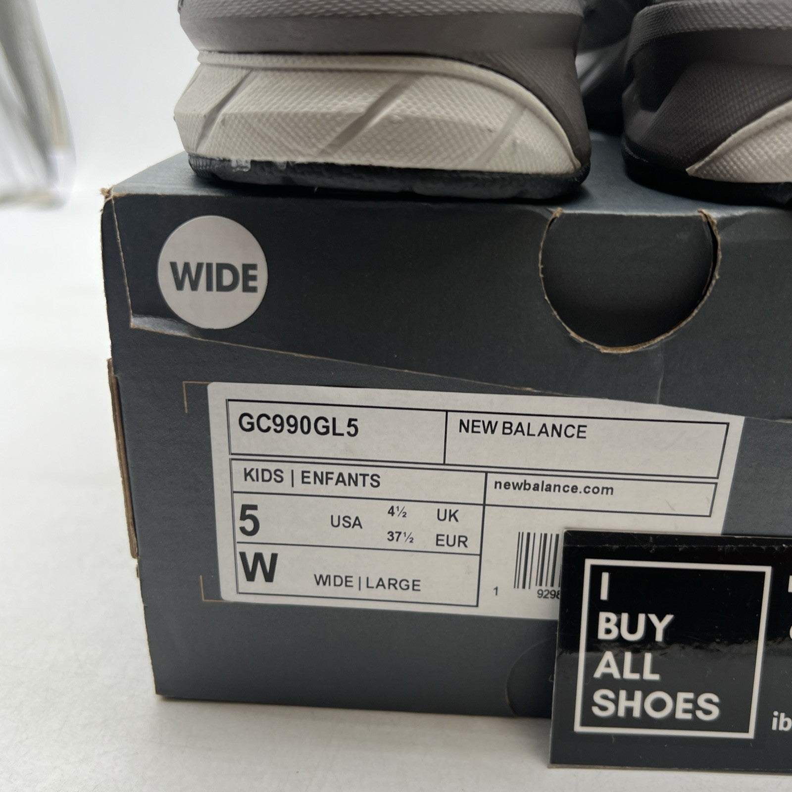 Size 5 - New Balance 990v5 Athletic Comfort Running Shoes (GC990GL5)