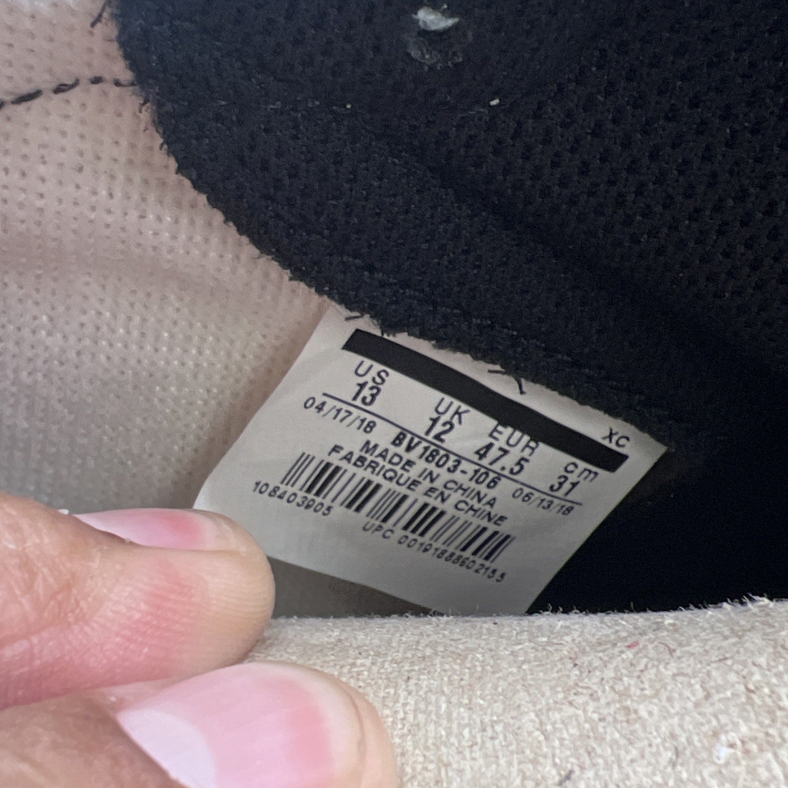 Size 13 - Air Jordan 1 Retro High OG Nigel Sylvester 2018 (BV1803-106)