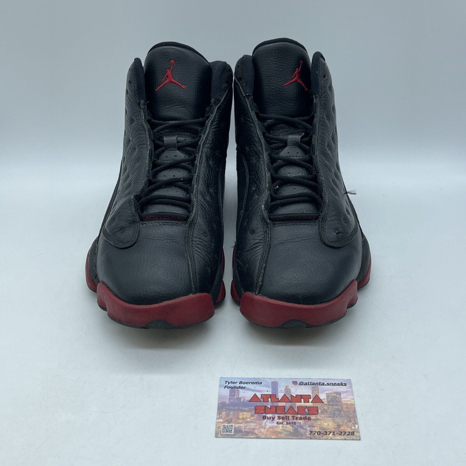 Size 11 - Air Jordan 13 Retro Dirty Bred Red Black Leather Suede (414571-003)