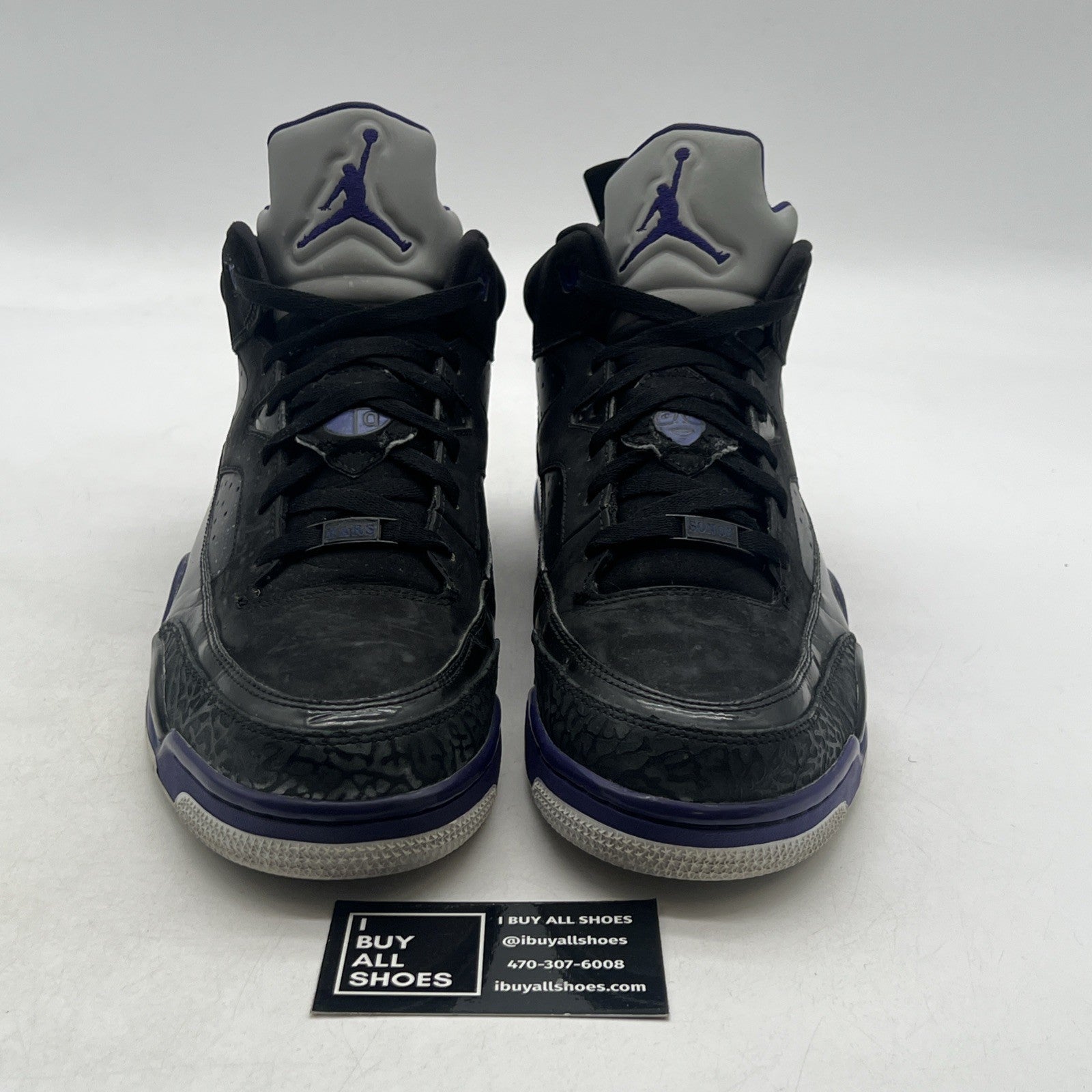 Size 11.5 - Air Jordan Son of Mars Low Black Grape Ice (580603-008)