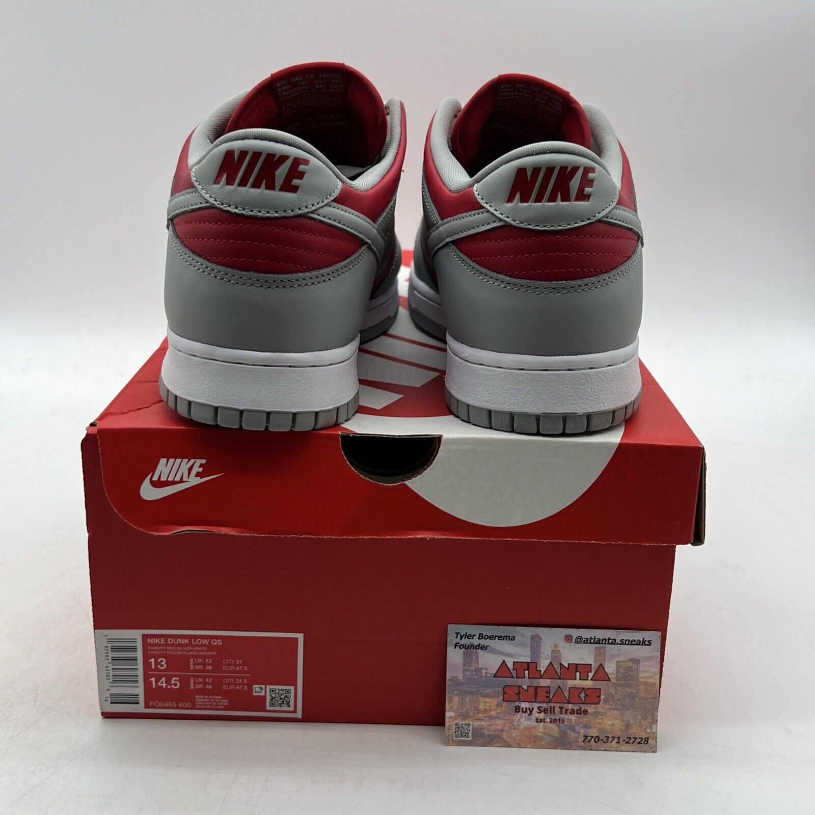 Size 13 - Nike Dunk CO.JP 2024 Low Ultraman Grey Red Leather White (FQ6965-600)
