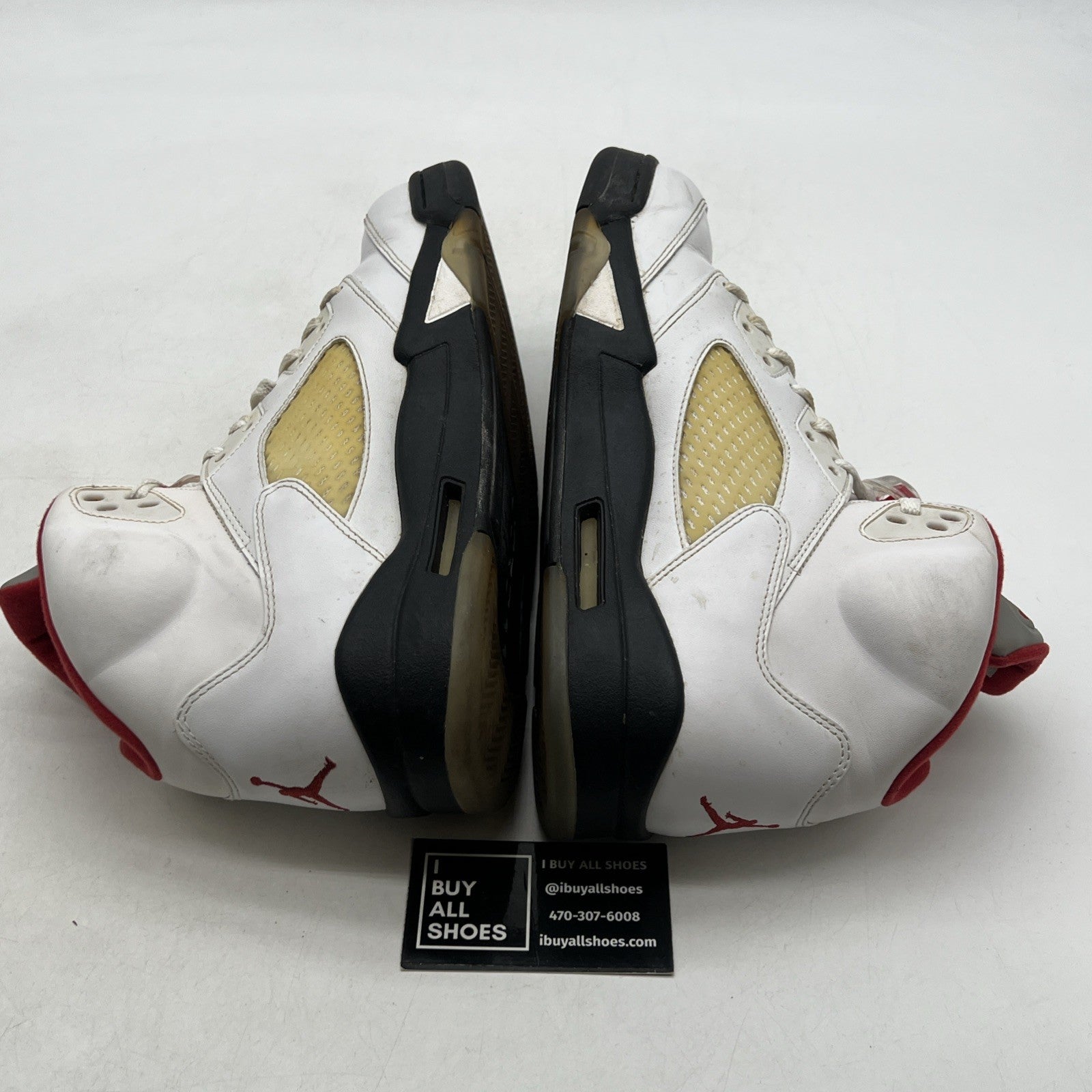 Size 10.5 - Air Jordan 5 Retro 2013 White Fire Red (136027-100)
