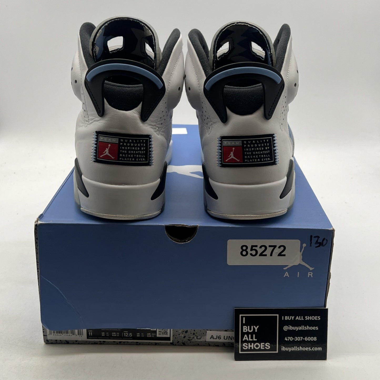 Size 11 - Air Jordan 6 Retro UNC (CT8529-410)