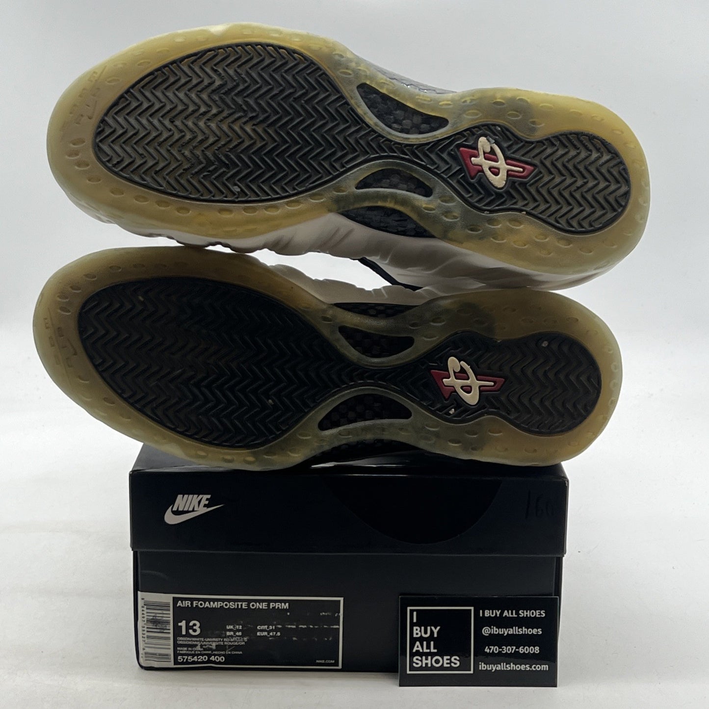 Size 13 - Nike Air Foamposite One PRM Olympic (575420-400)