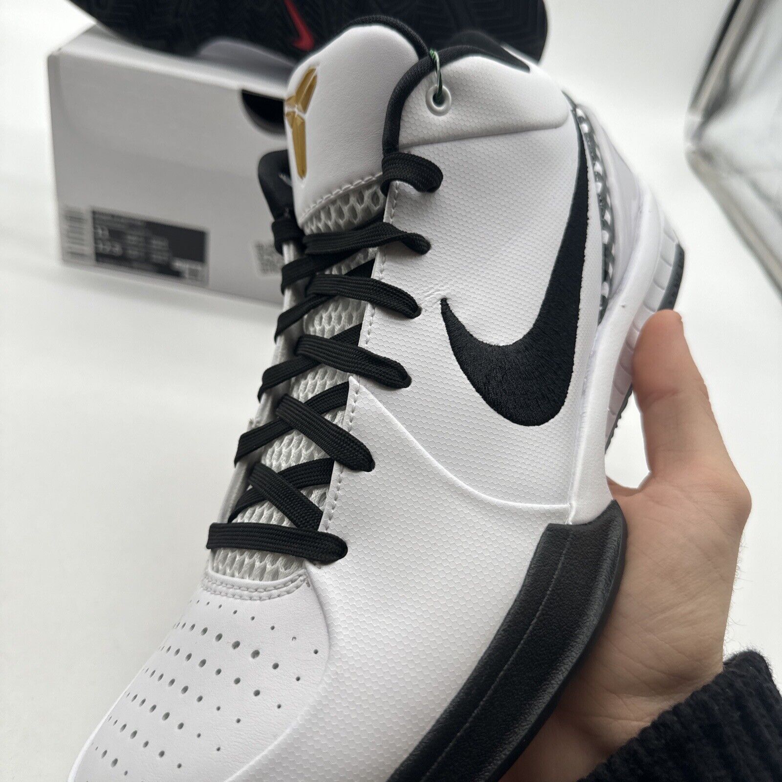 Size 11 - Nike Zoom Kobe IV Protro Low Mambacita White Black Angel Gigi Gold Og