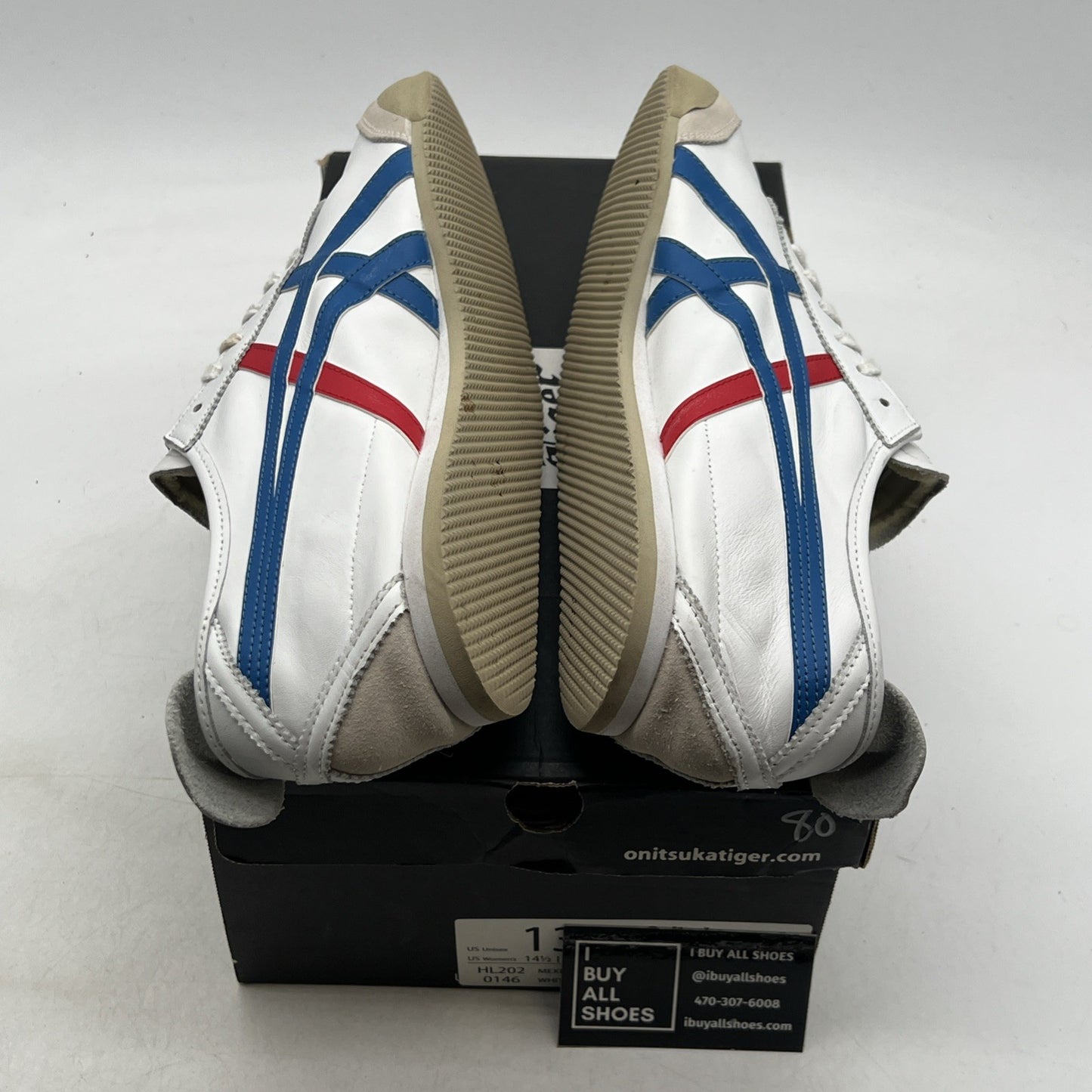 Size 13 - Asics Onitsuka Tiger Mexico 66 Sneakers White US (HL202)