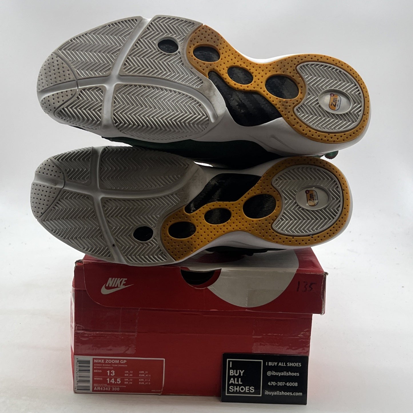 Size 13 - Nike Zoom GP Retro Supersonics (AR4342-300)