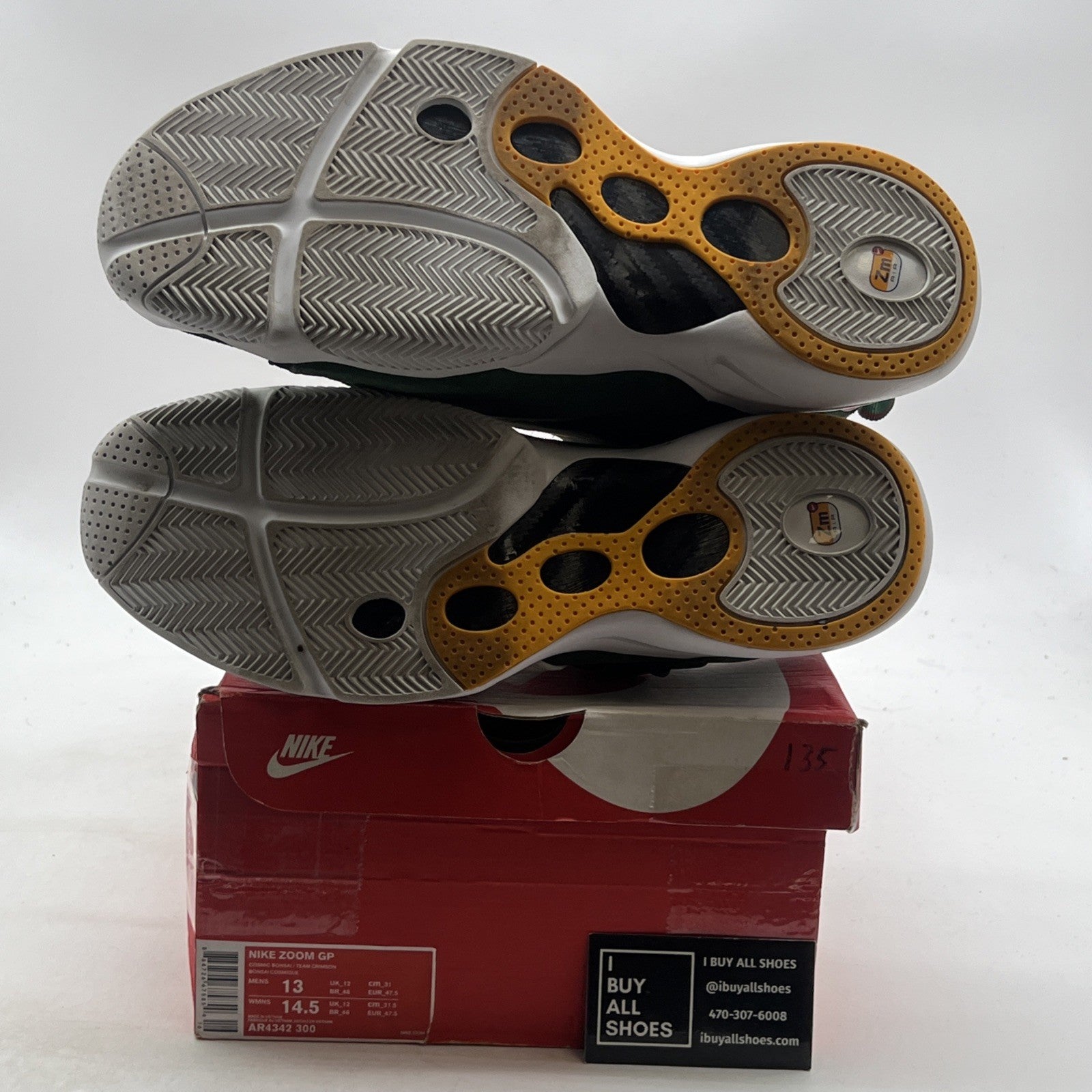 Size 13 - Nike Zoom GP Retro Supersonics (AR4342-300)
