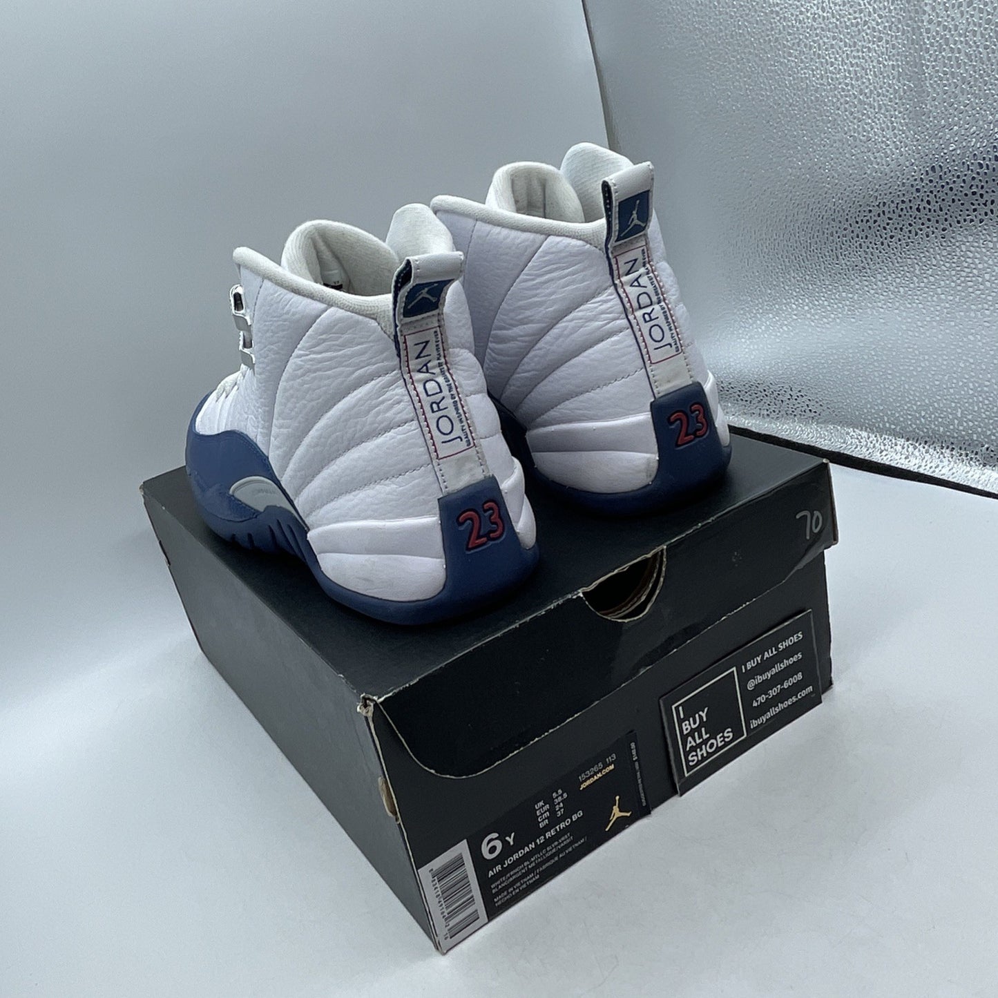 Size 6Y - Air Jordan 12 Retro French Blue 2016 (153265-113)