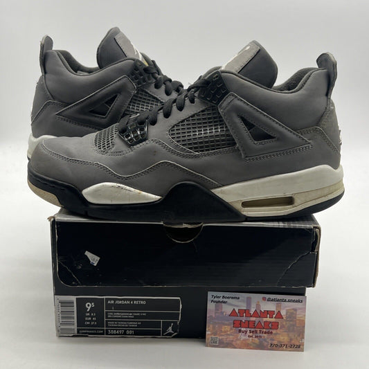Size 9.5 - Air Jordan 4 Retro 2004 Cool Grey (308497-001)