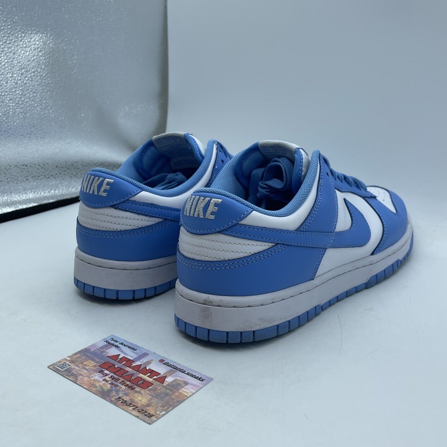 Size 10.5 - Nike Dunk Low University Blue White Leather (DD1391-102)