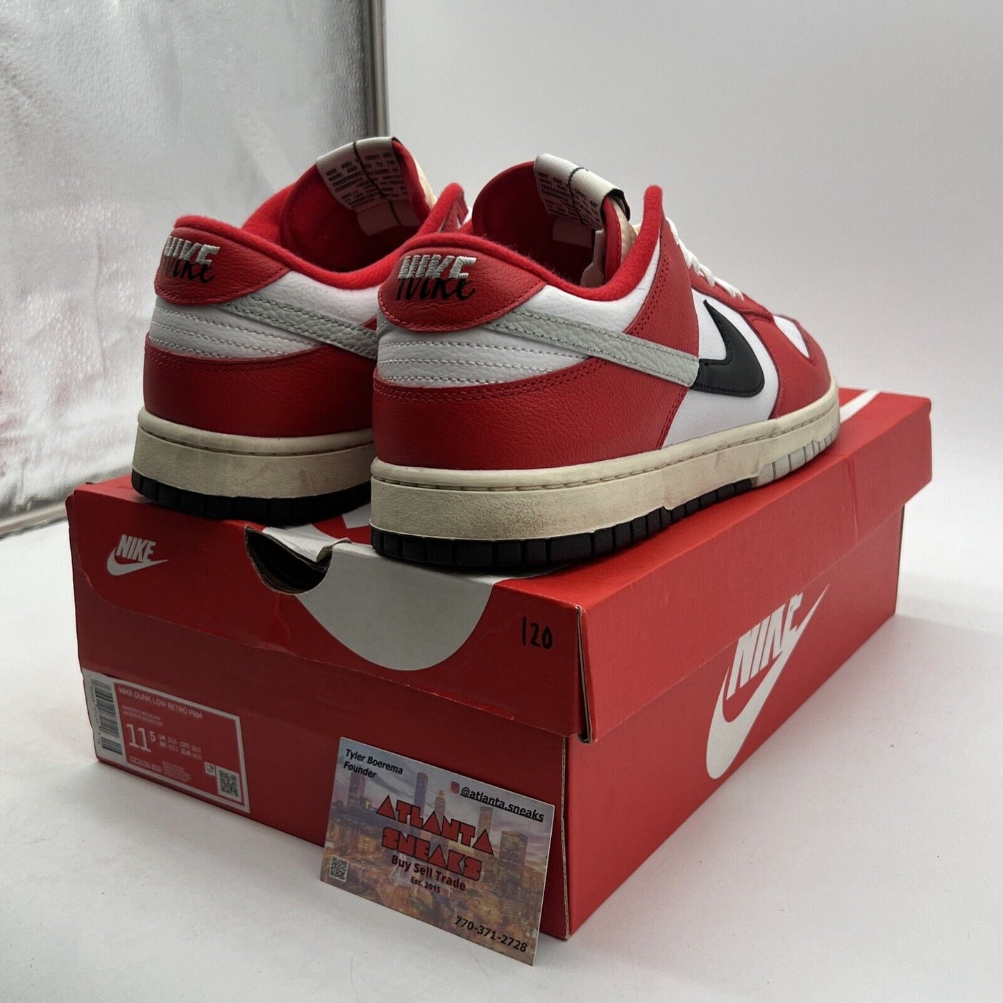 Size 11.5 - Nike Dunk Low Split - Chicago (DZ2536-600)