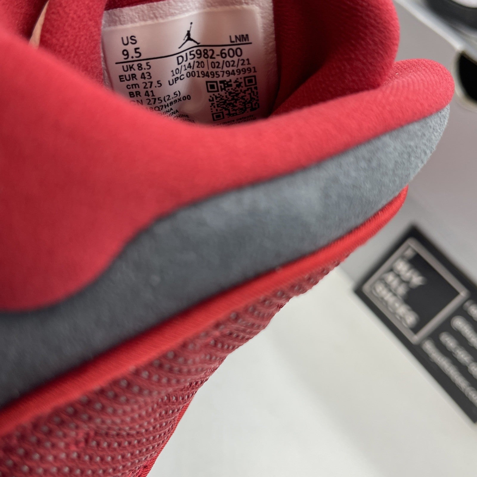 Size 9.5 - Air Jordan 13 Gym Red Flint Grey (DJ5982600)