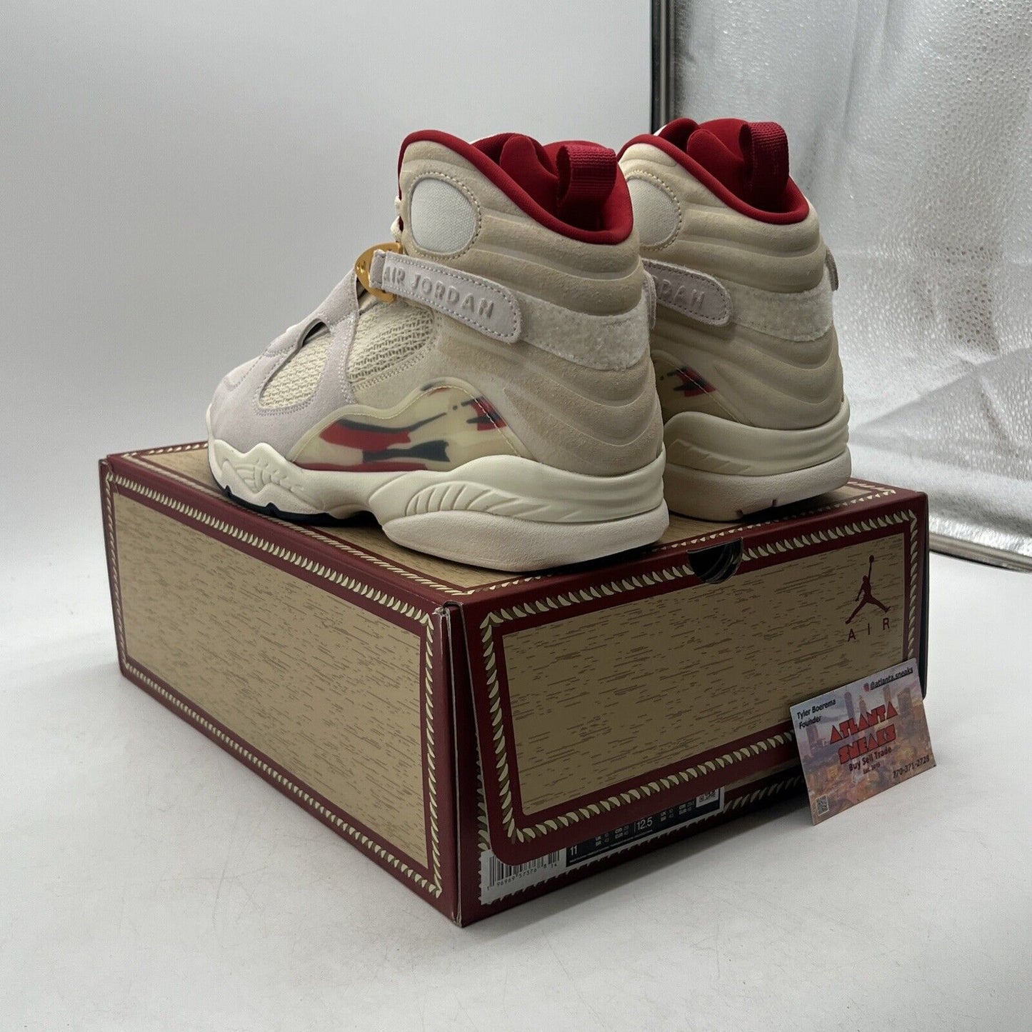 Size 11 Solefly x Air Jordan 8 SP (FJ2850-107) New In Box