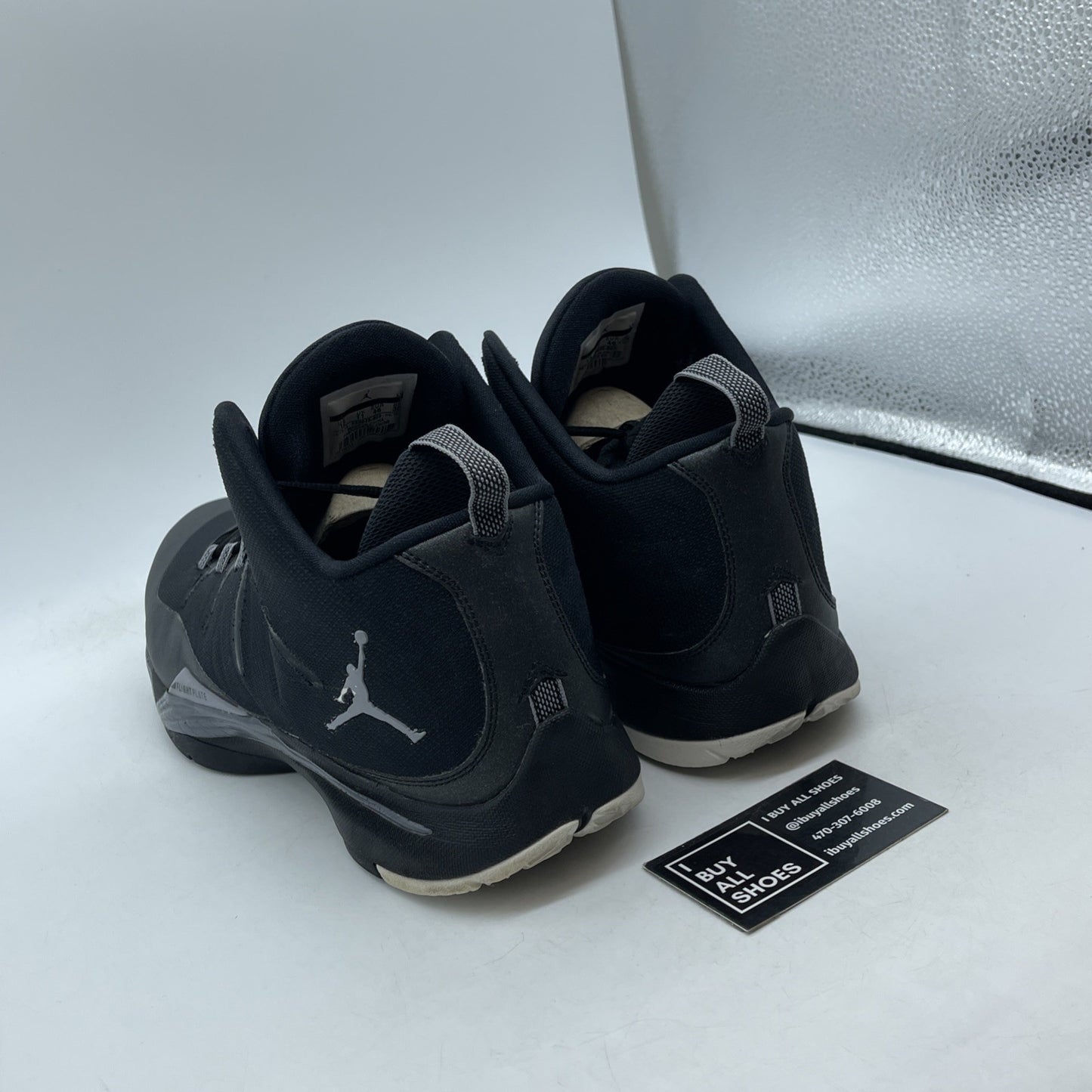 Size 12 - Nike Air Jordan TC Black  Grey Suede Leather (453853-008)
