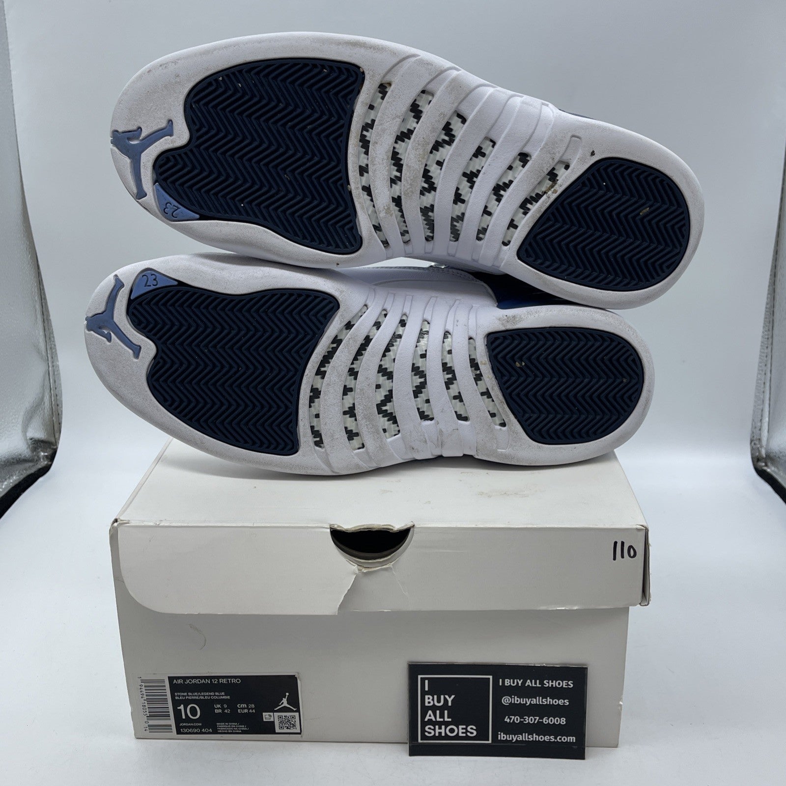 Size 10 - Air Jordan 12 Retro Indigo 2020 (130690-404)