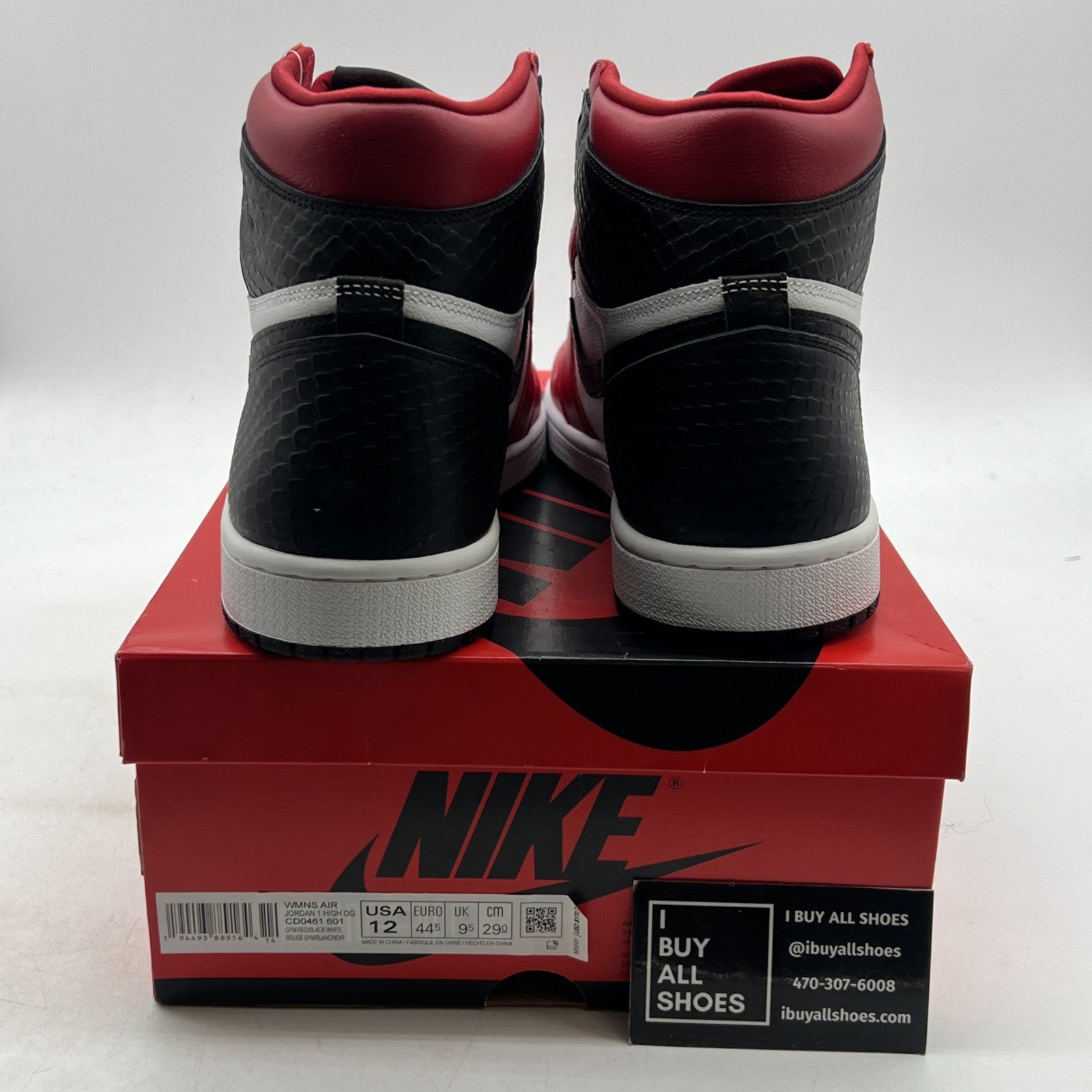 Size 12 - Air Jordan 1 Retro OG High Satin Red W (CD0461-601)