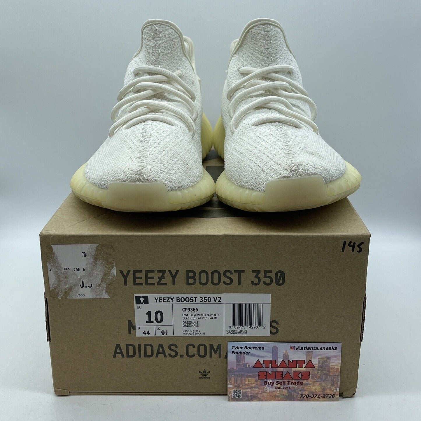 Size 10 - adidas Yeezy Boost 350 Low Cream White / Triple White Suede (CP9366)