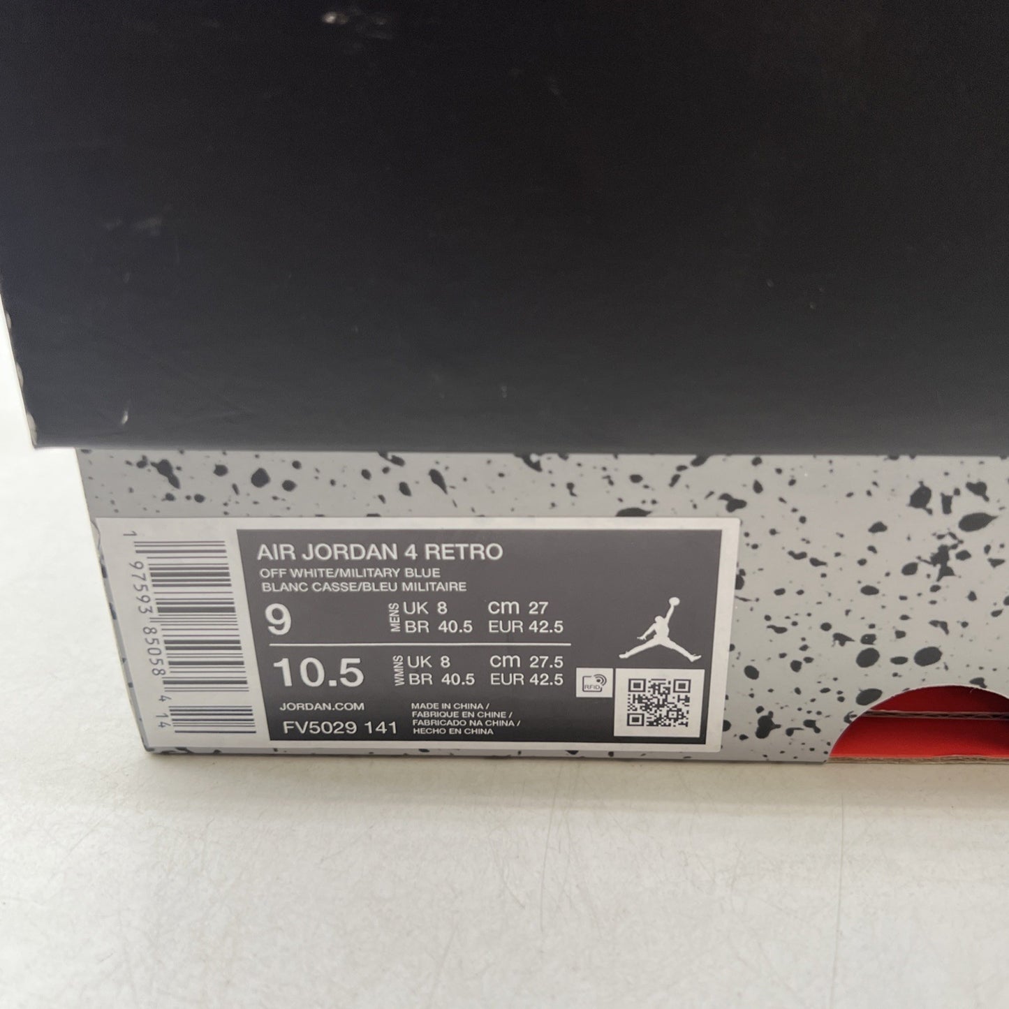 Size 9 - Air Jordan 4 Retro 2024 Military Blue (FV5029-141)