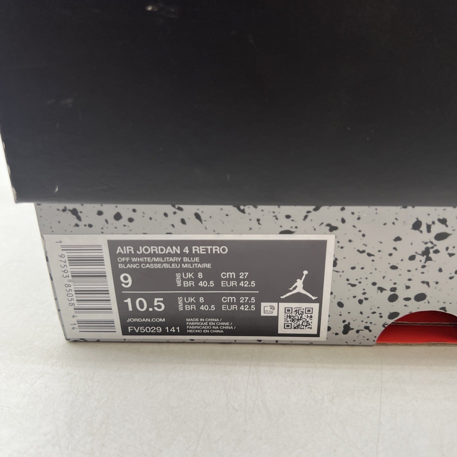 Size 9 - Air Jordan 4 Retro 2024 Military Blue (FV5029-141)