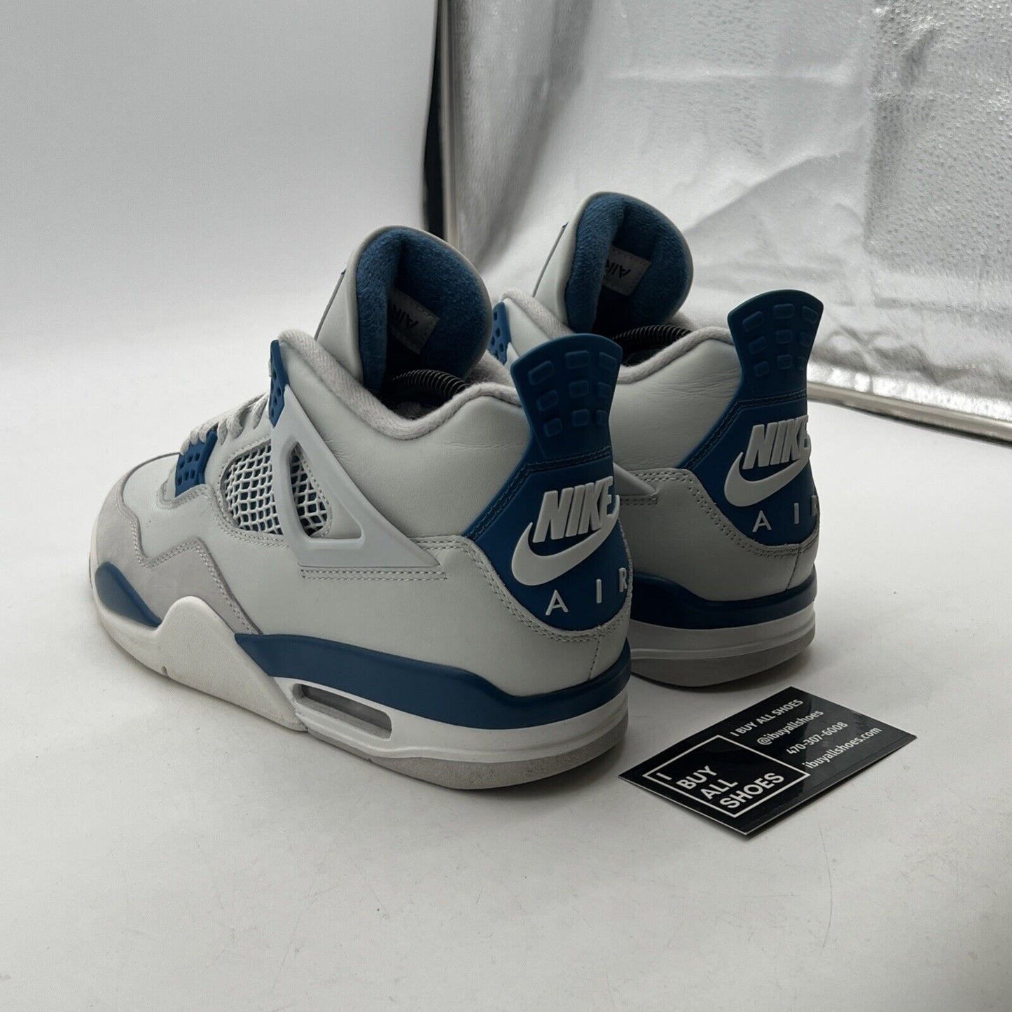 Size 8 - Air Jordan 4 Retro 2024 Military Blue (FV5029-141)